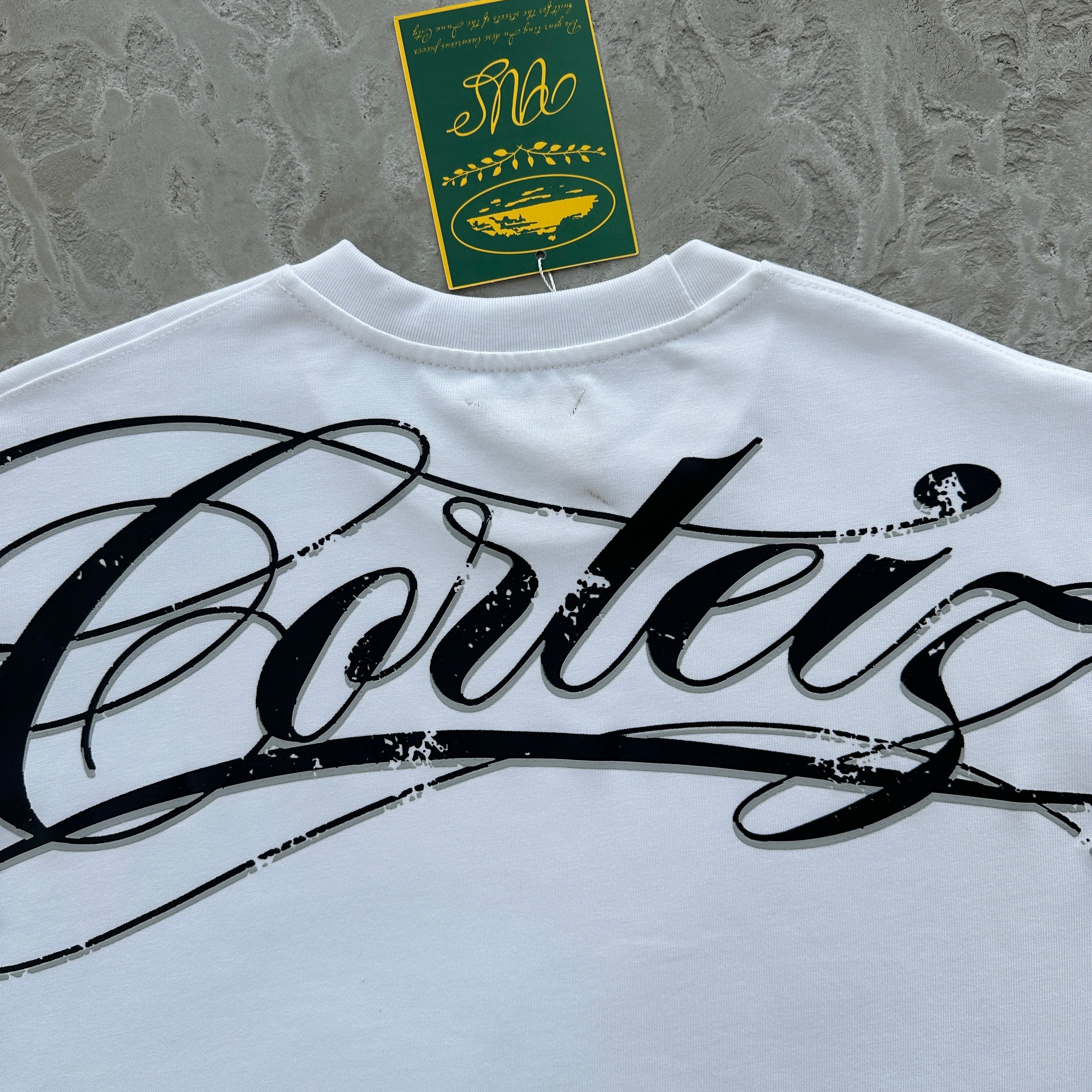 WHITE NEW LOGO CRTZ TEE