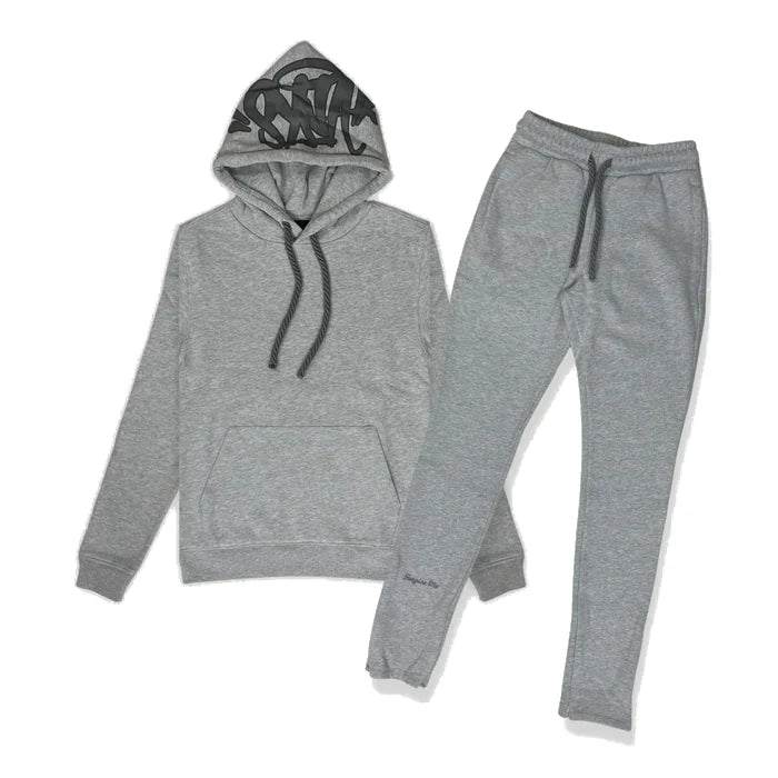 FULL GREY BLACK SYNA WORLD 'Syna Logo' Tracksuit