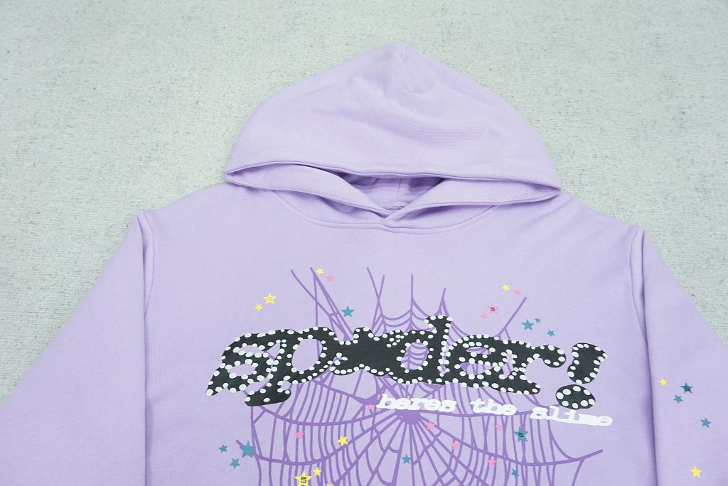 FULL SP5DER PURPLE TRACKSUIT