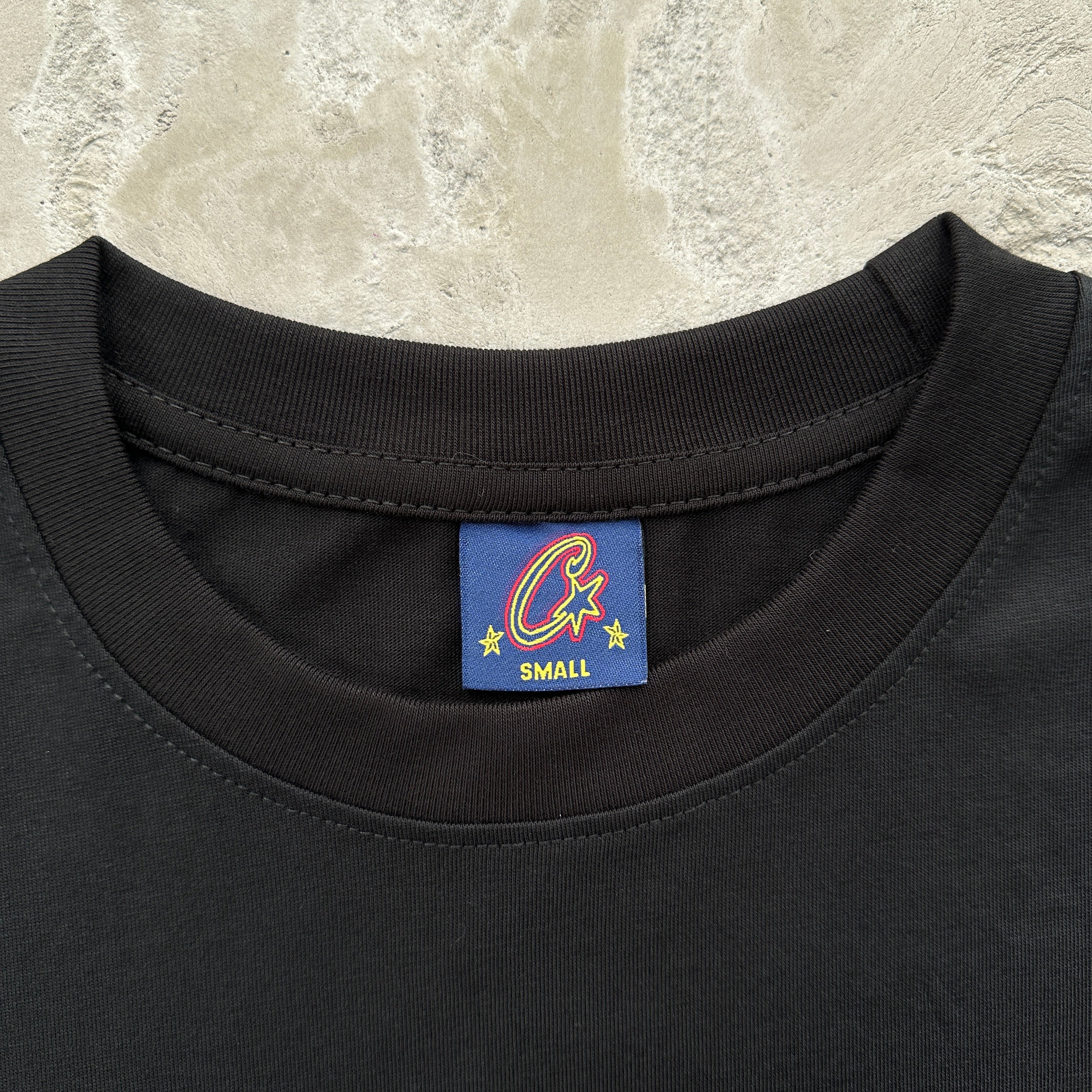 BLACK *NO TIME 4 LUV* TEE CRTZ