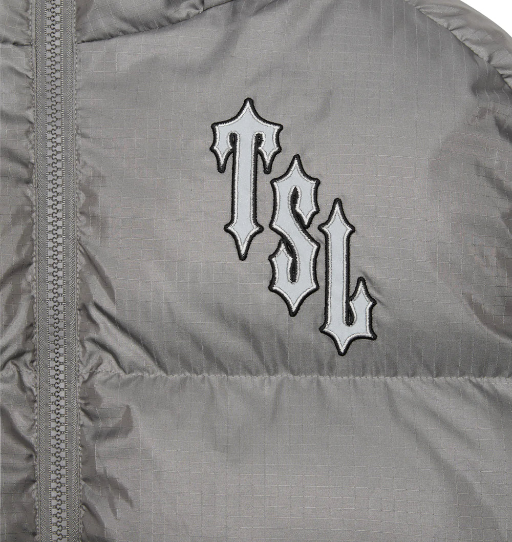 NEW Shooters Hooded Puffer Jacket -Grey / REFLECTIVE