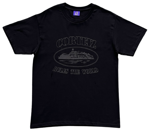 Black "Rules The Wrld" T shirt