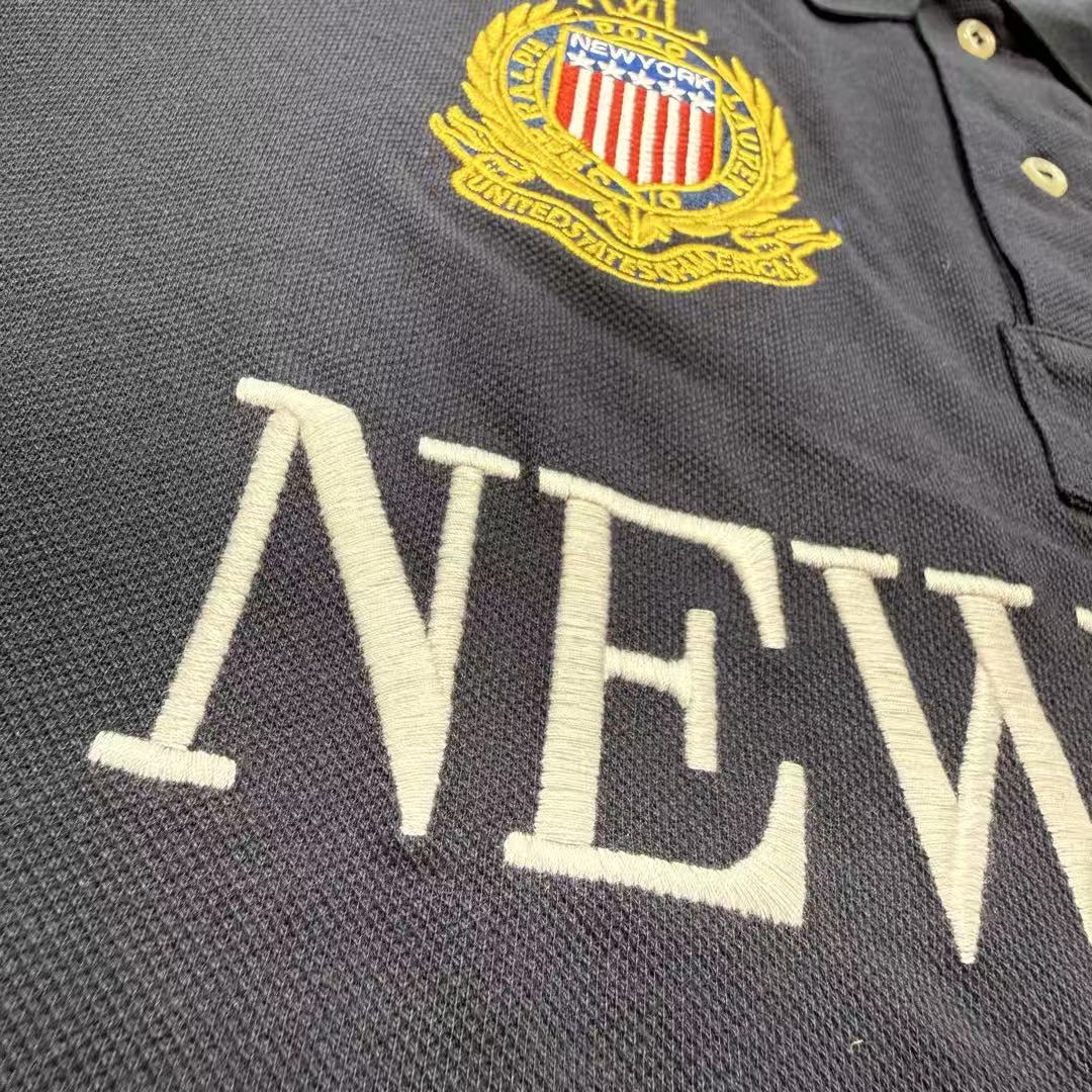 NAVY POLO NY TEE