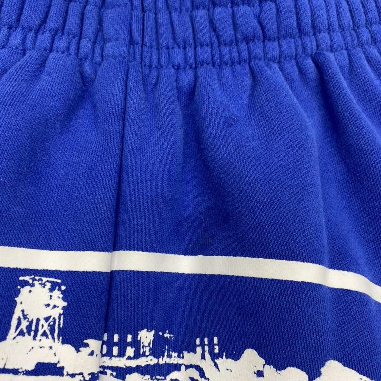 Dark Blue Alcatraz Logo shorts