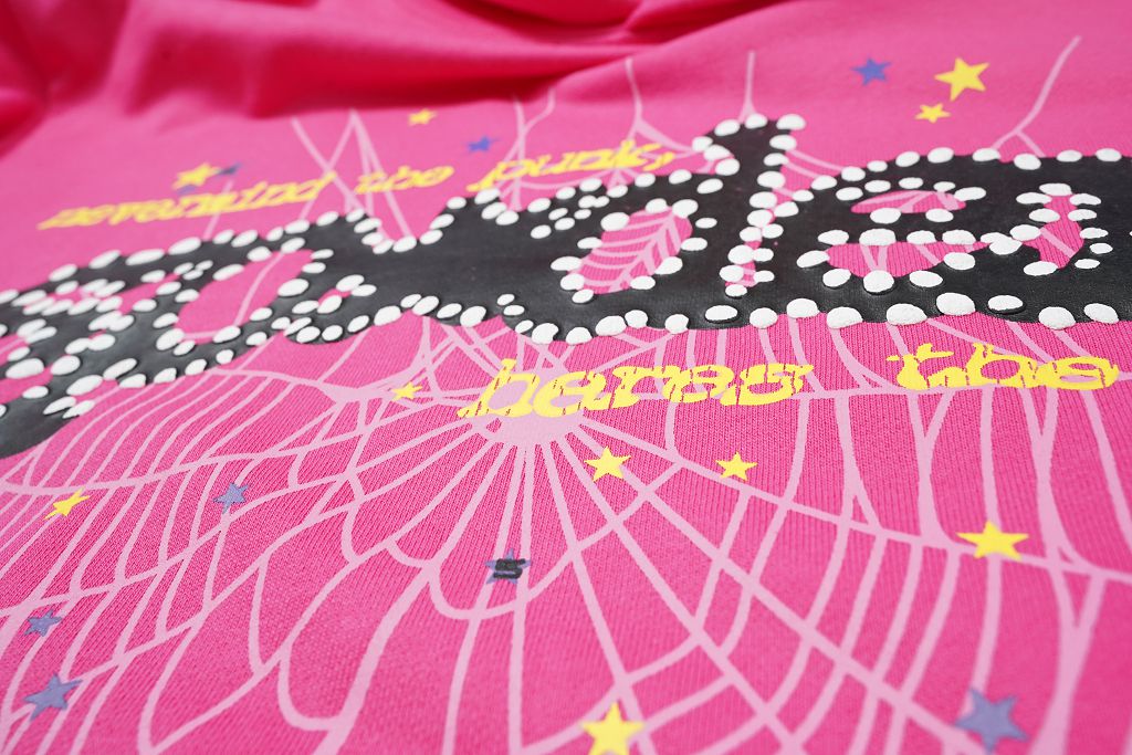 HOODIE SP5DER - PINK