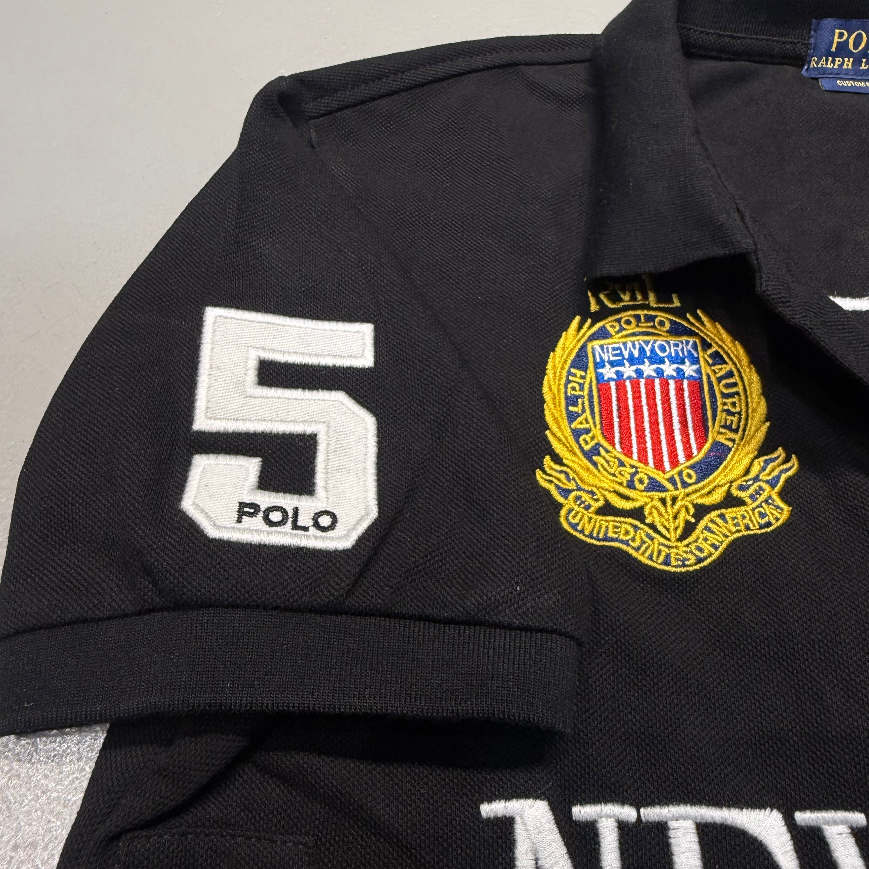 BLACK POLO NY TEE