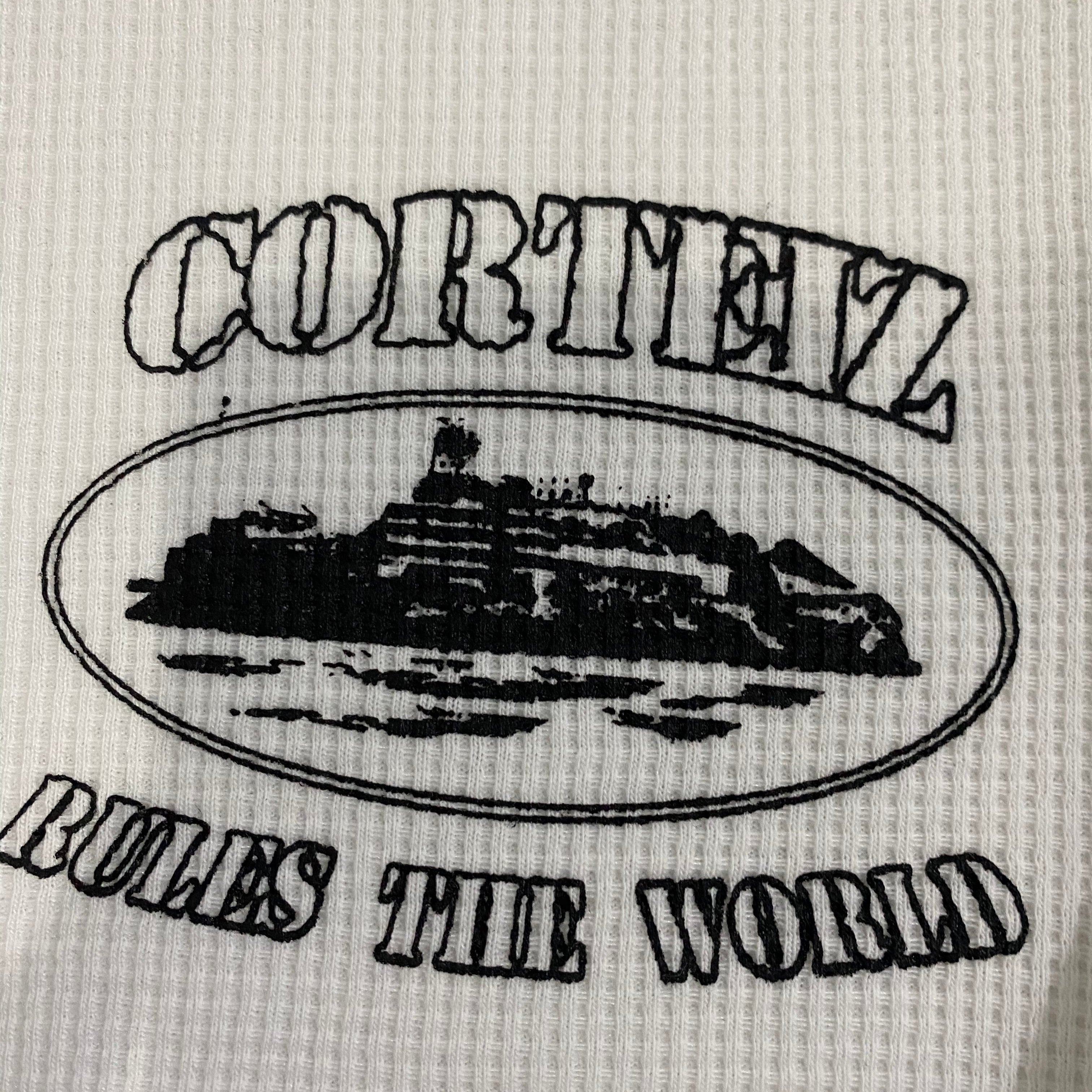 ALCATRAZ WAFFLE LONGSLEVE- WHITE