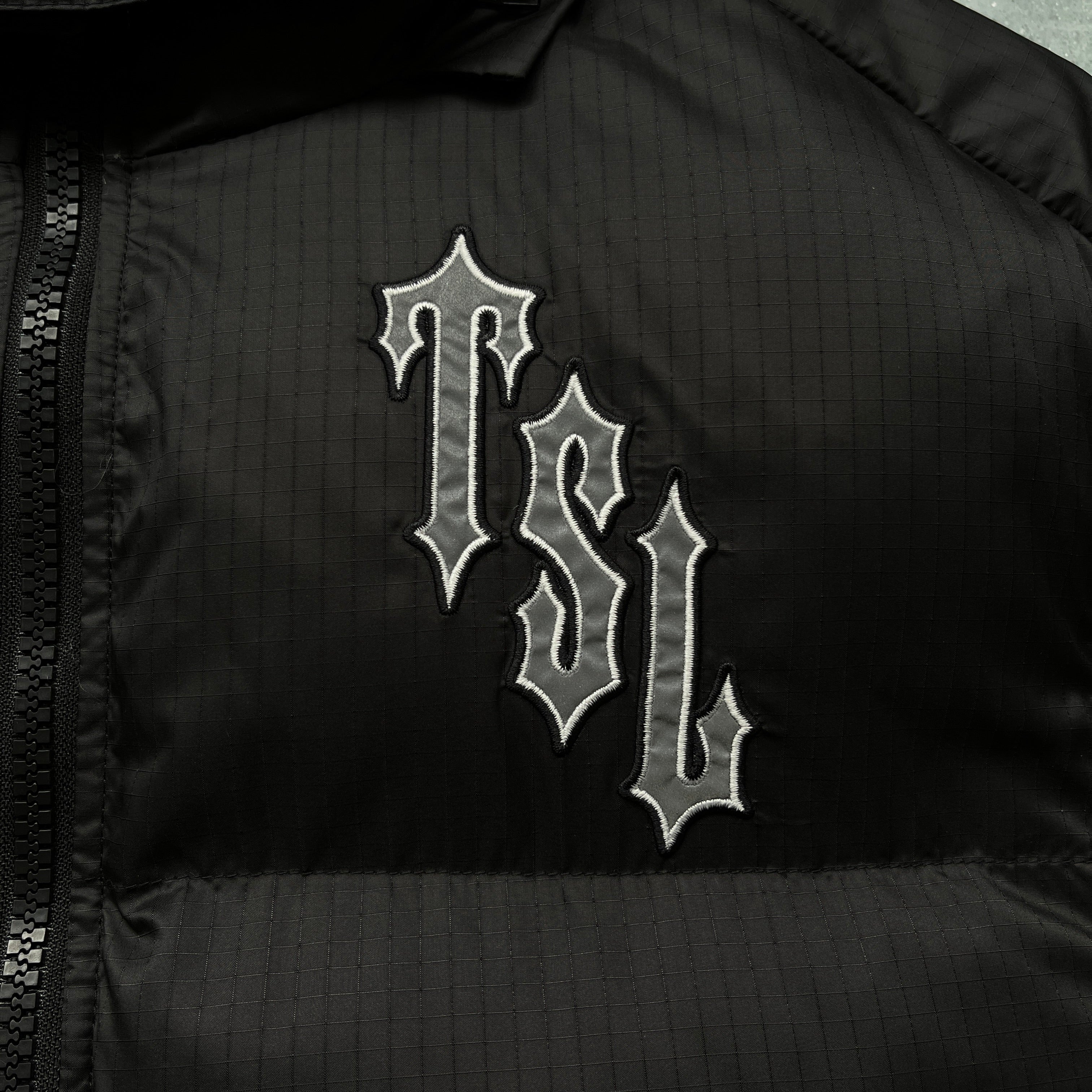 NEW Shooters Hooded Puffer Jacket -BLACK / REFLECTIVE