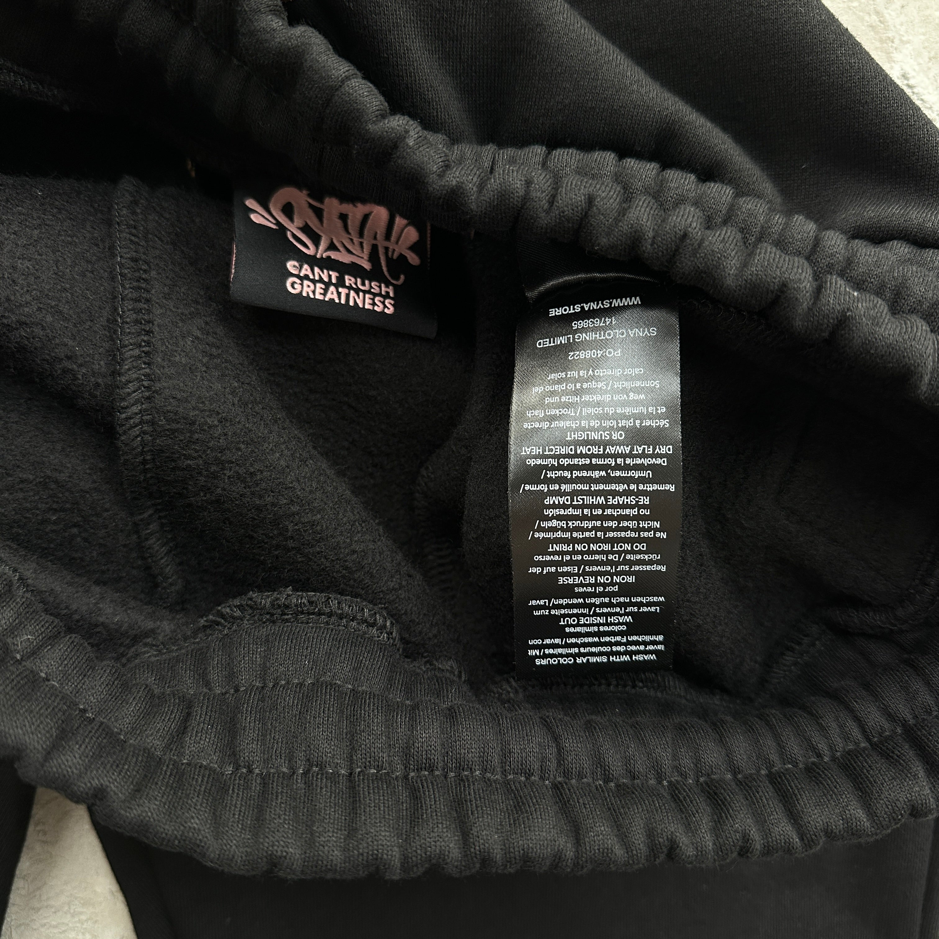 FULL ROSE GOLD BLACK SYNA WORLD 'Syna Logo' Tracksuit