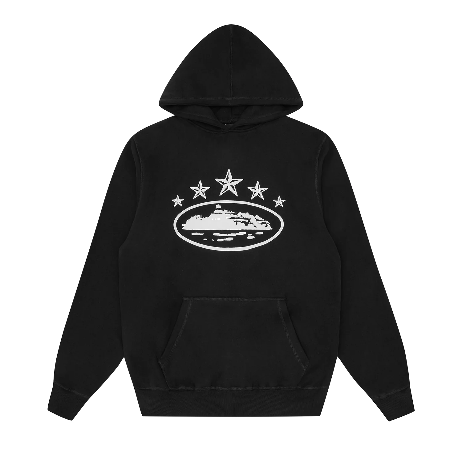 5 STARZ ALCATRAZ HOODIE -BLACK