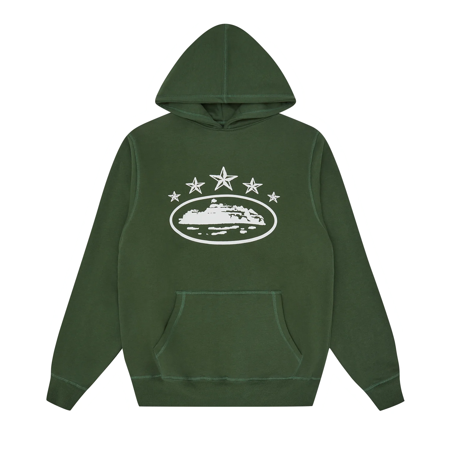 5 STARZ ALCATRAZ HOODIE -GREEN