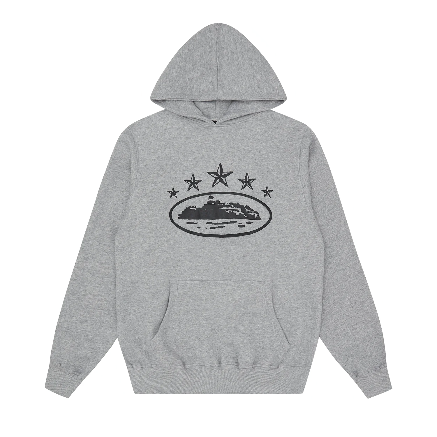 5 STARZ ALCATRAZ HOODIE -GREY