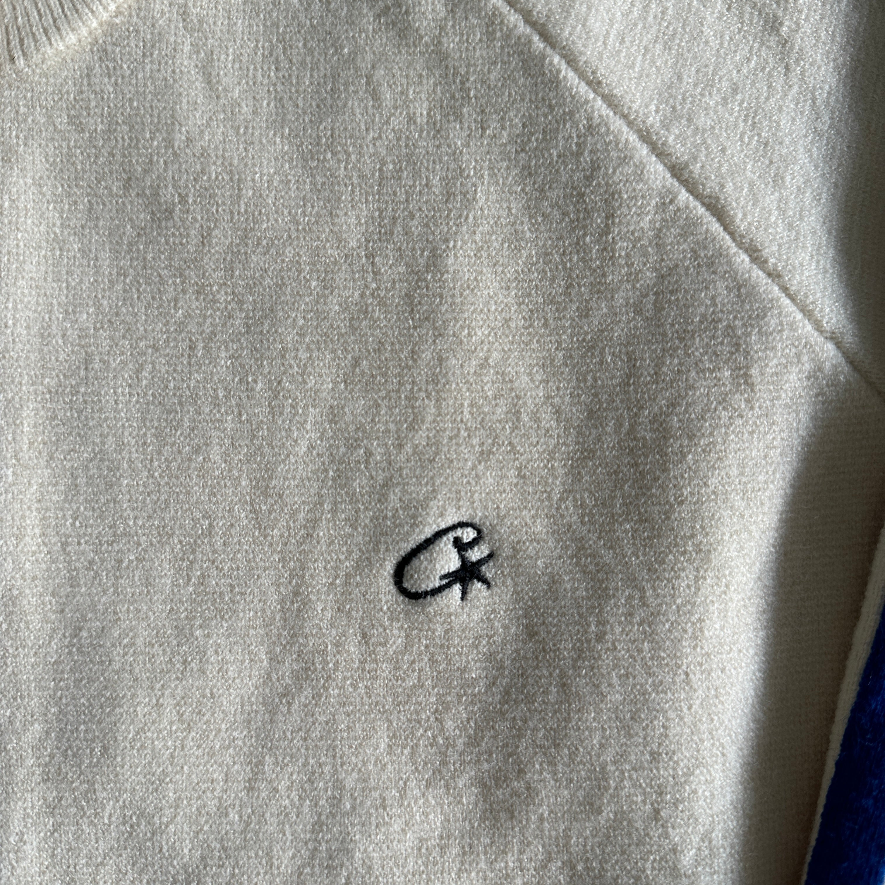 RTW Knit Zip Up Fleece - CREAM