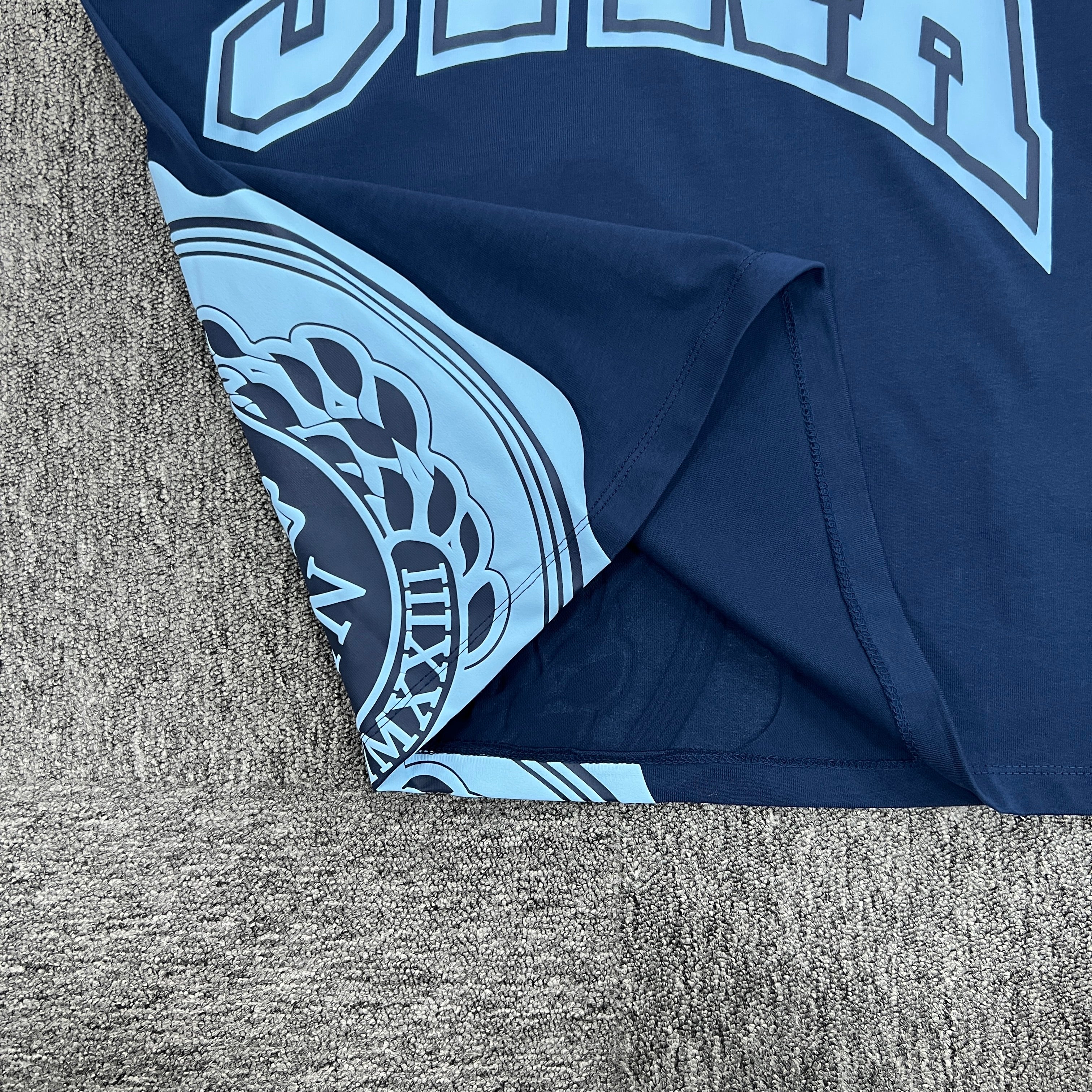 SYNA CREST SHIRT- DARK BLUE