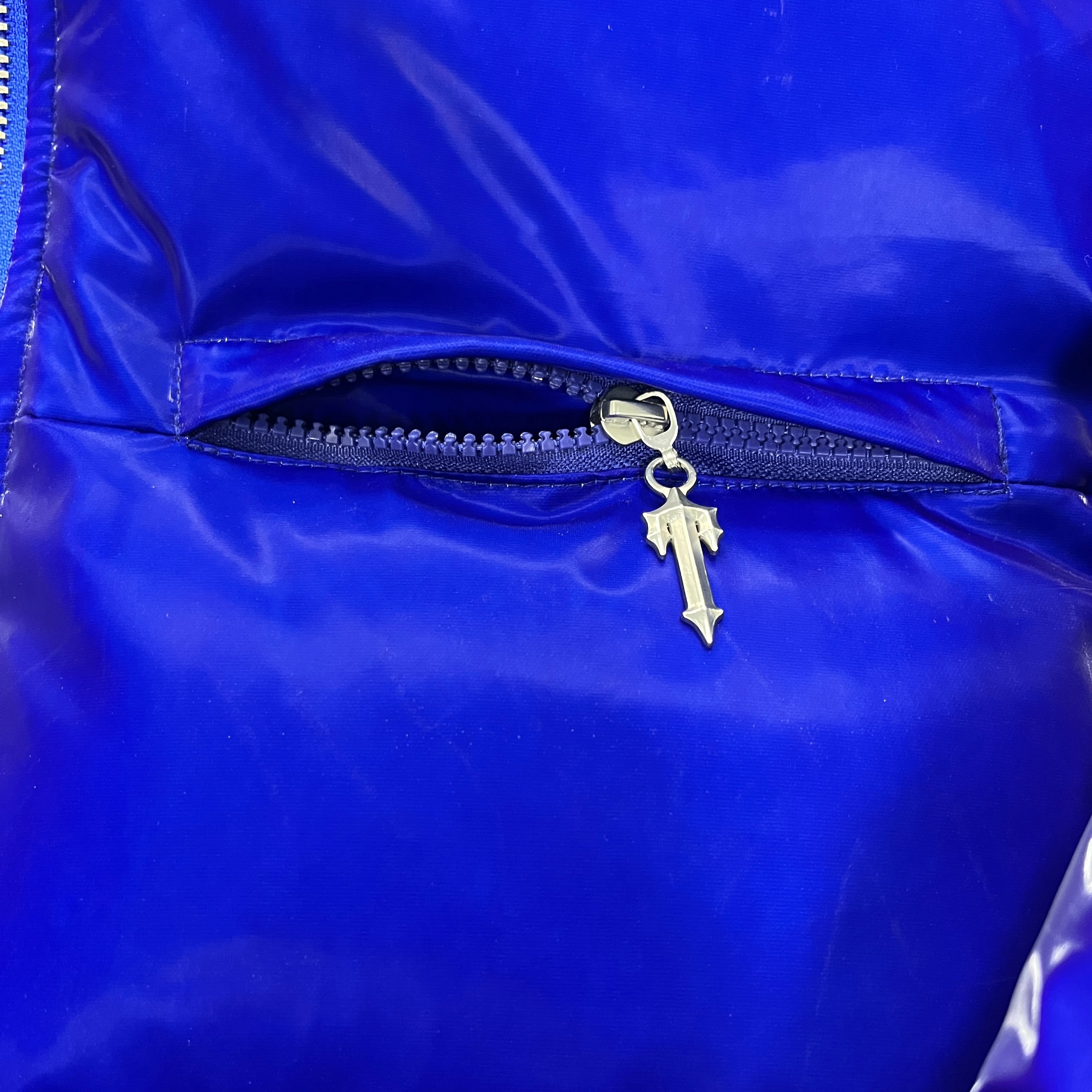 Shiny Blue T Detachable Puffer (NEW SEASON)