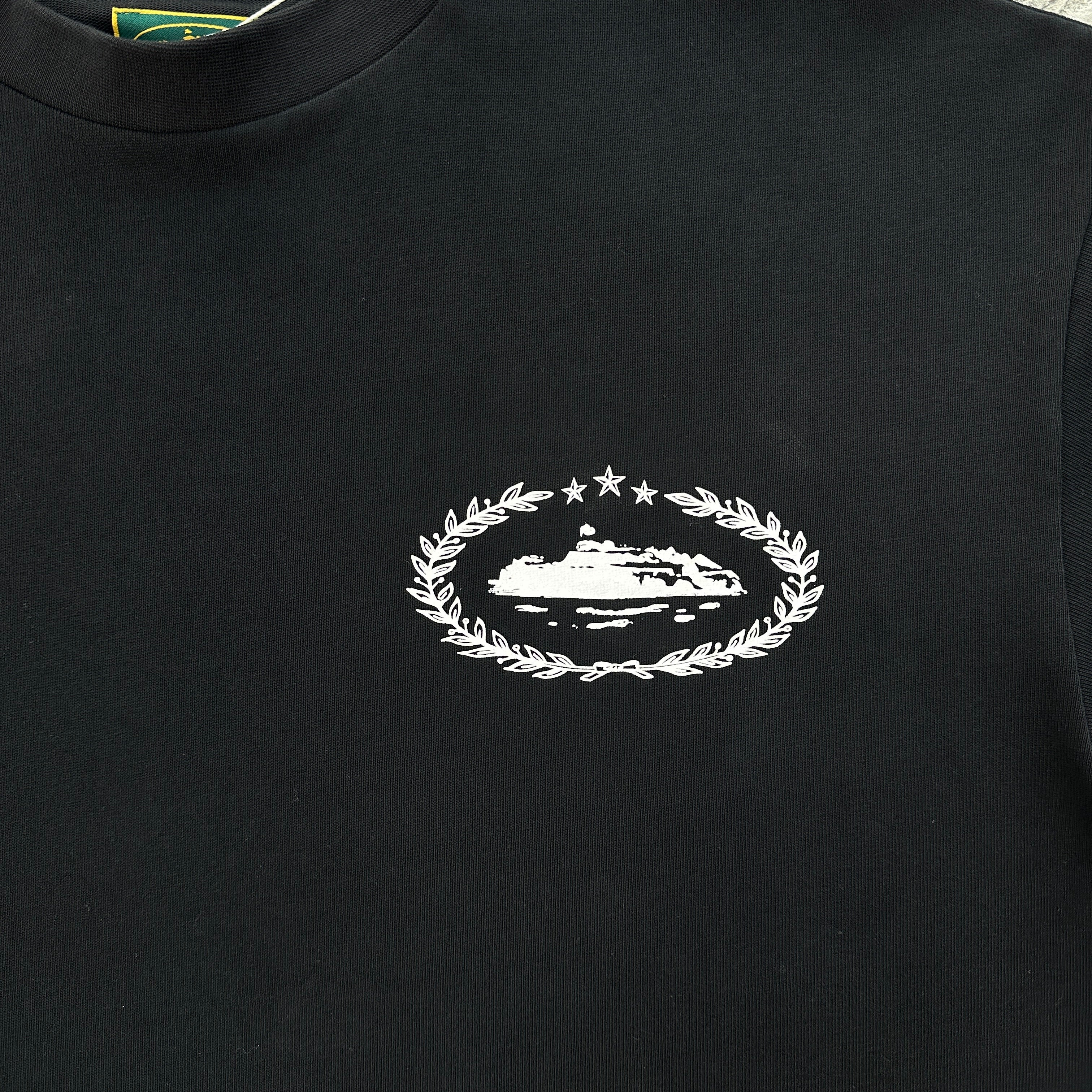 BLACK & WHITE ROYALE HEAVYWEIGHT BLACKOUT TEE