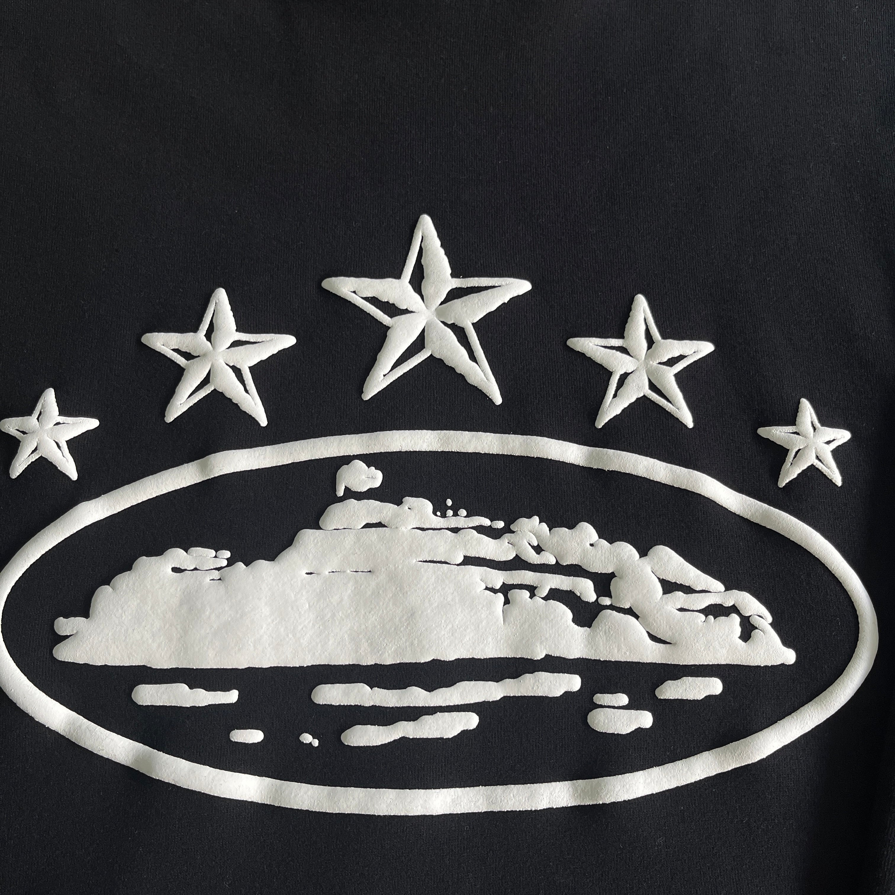 5 STARZ ALCATRAZ HOODIE -BLACK