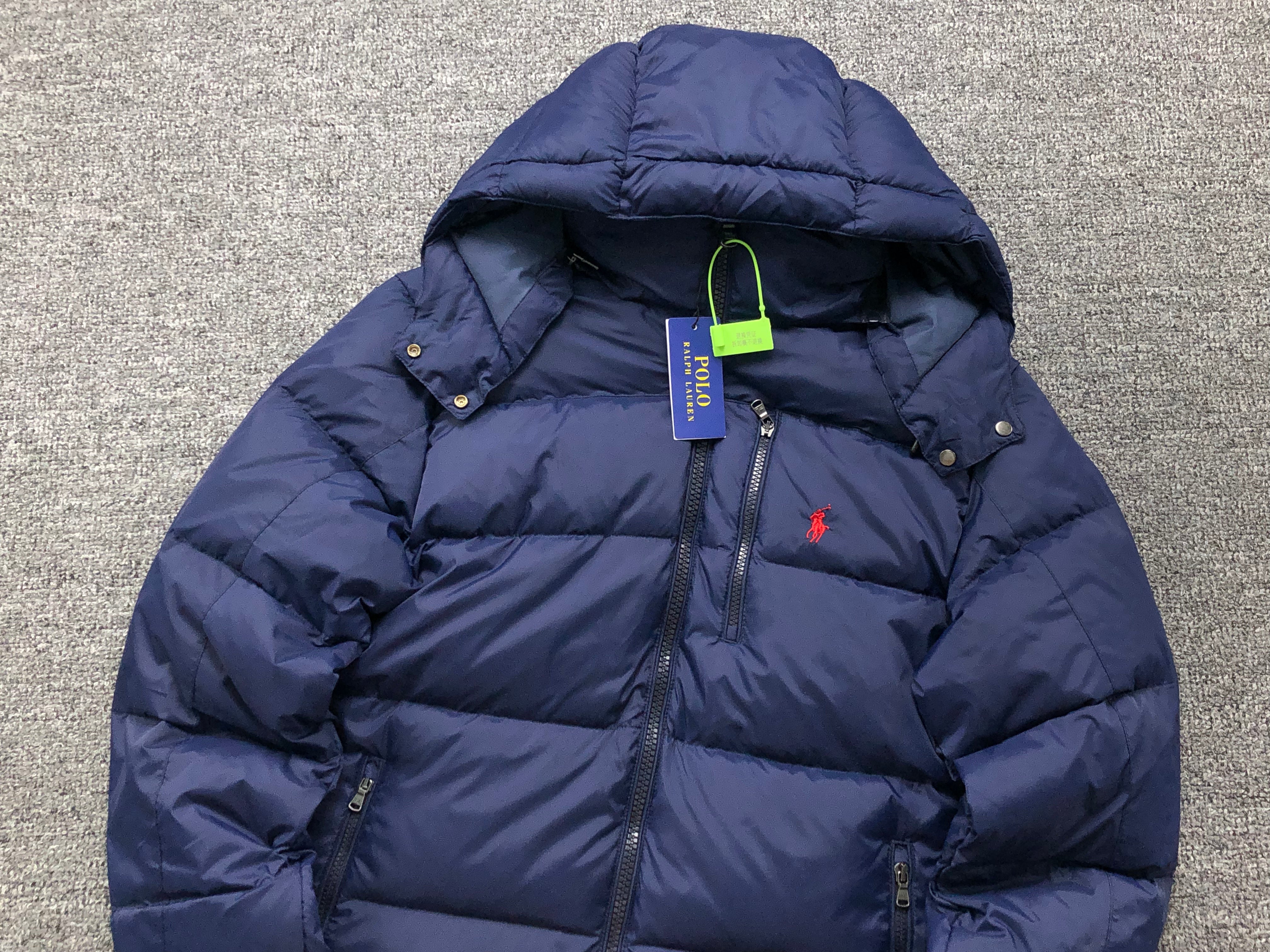RL navy puffer jacket