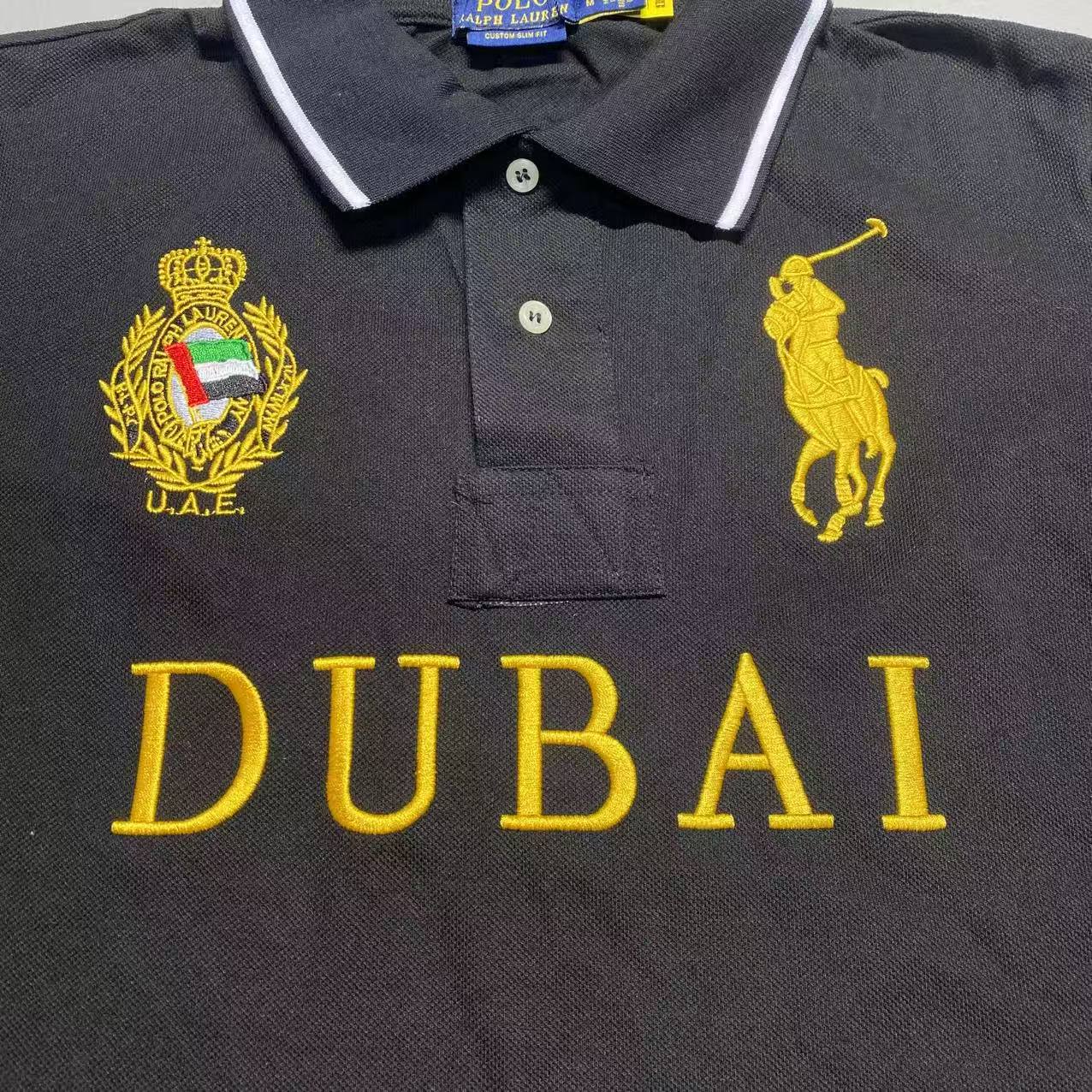 BLACK POLO DXB TEE