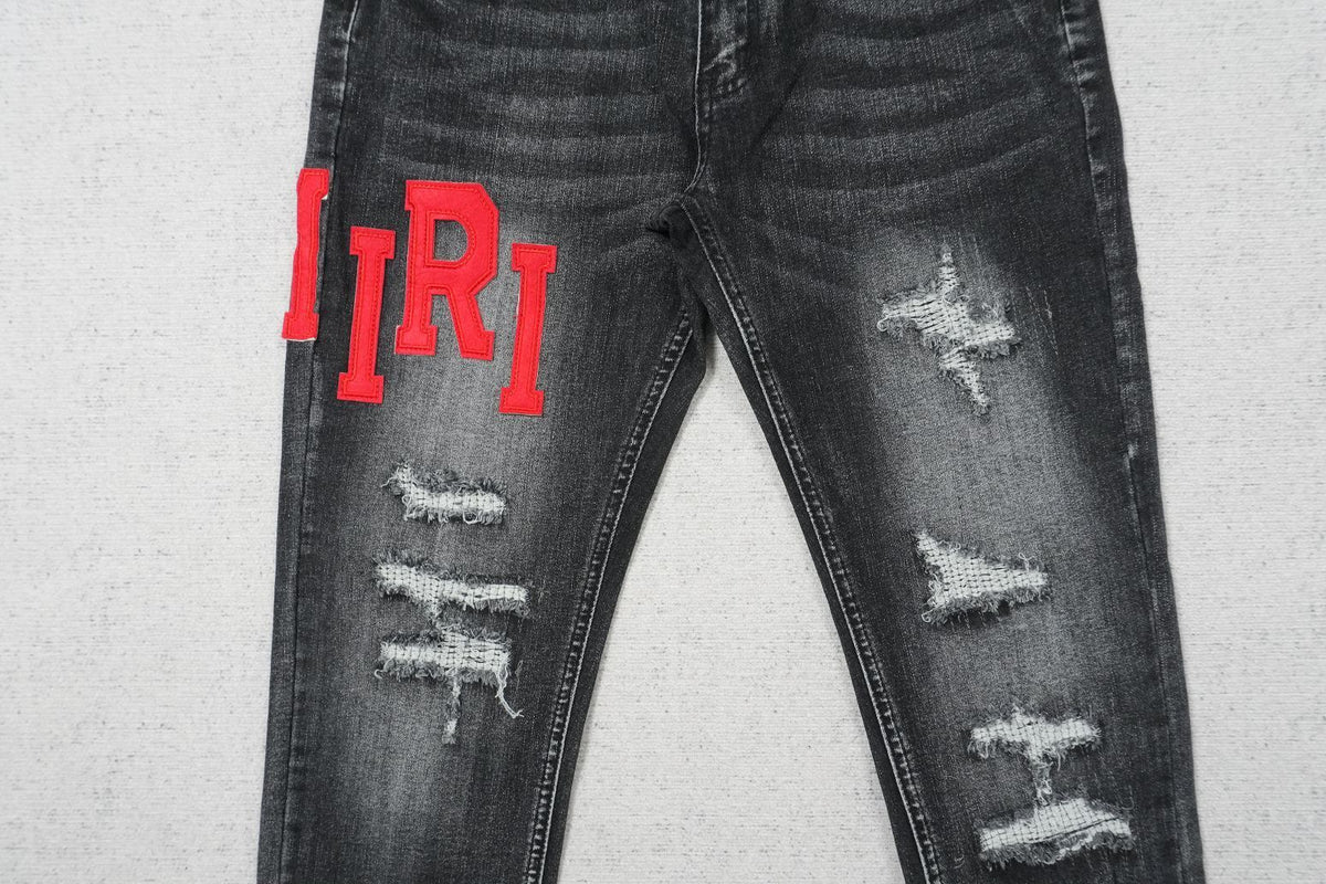 BLACK RED LOGO WRITTING