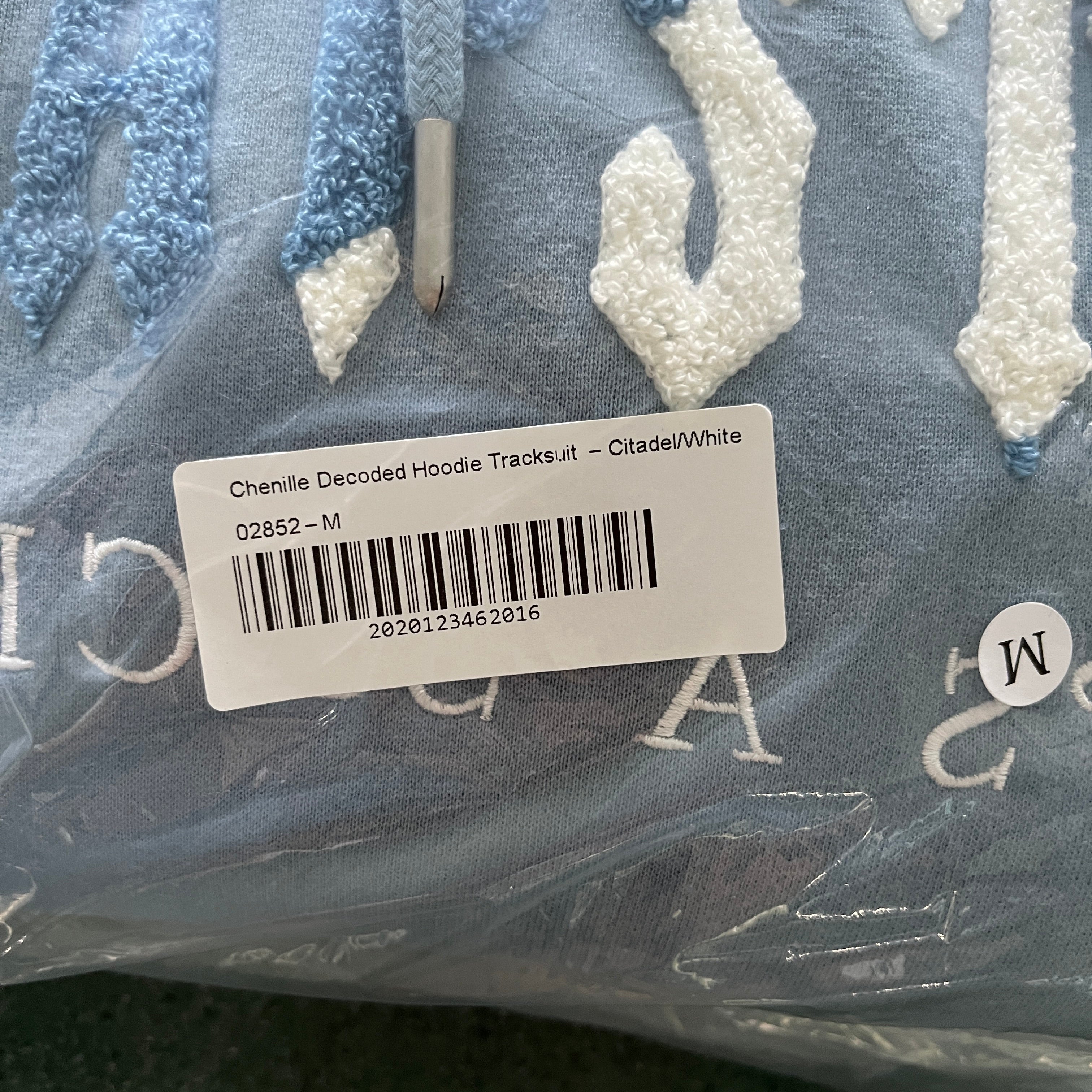 CITADEL/WHITE Chenille Decoded Tracksuit