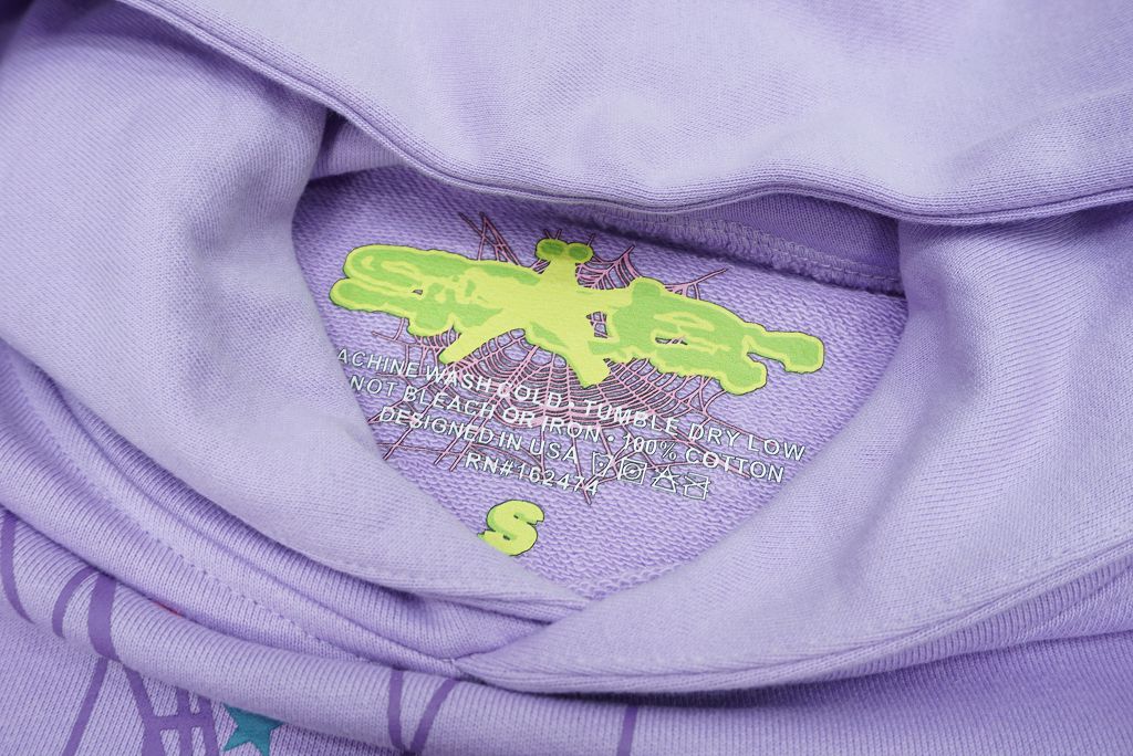 FULL SP5DER PURPLE TRACKSUIT