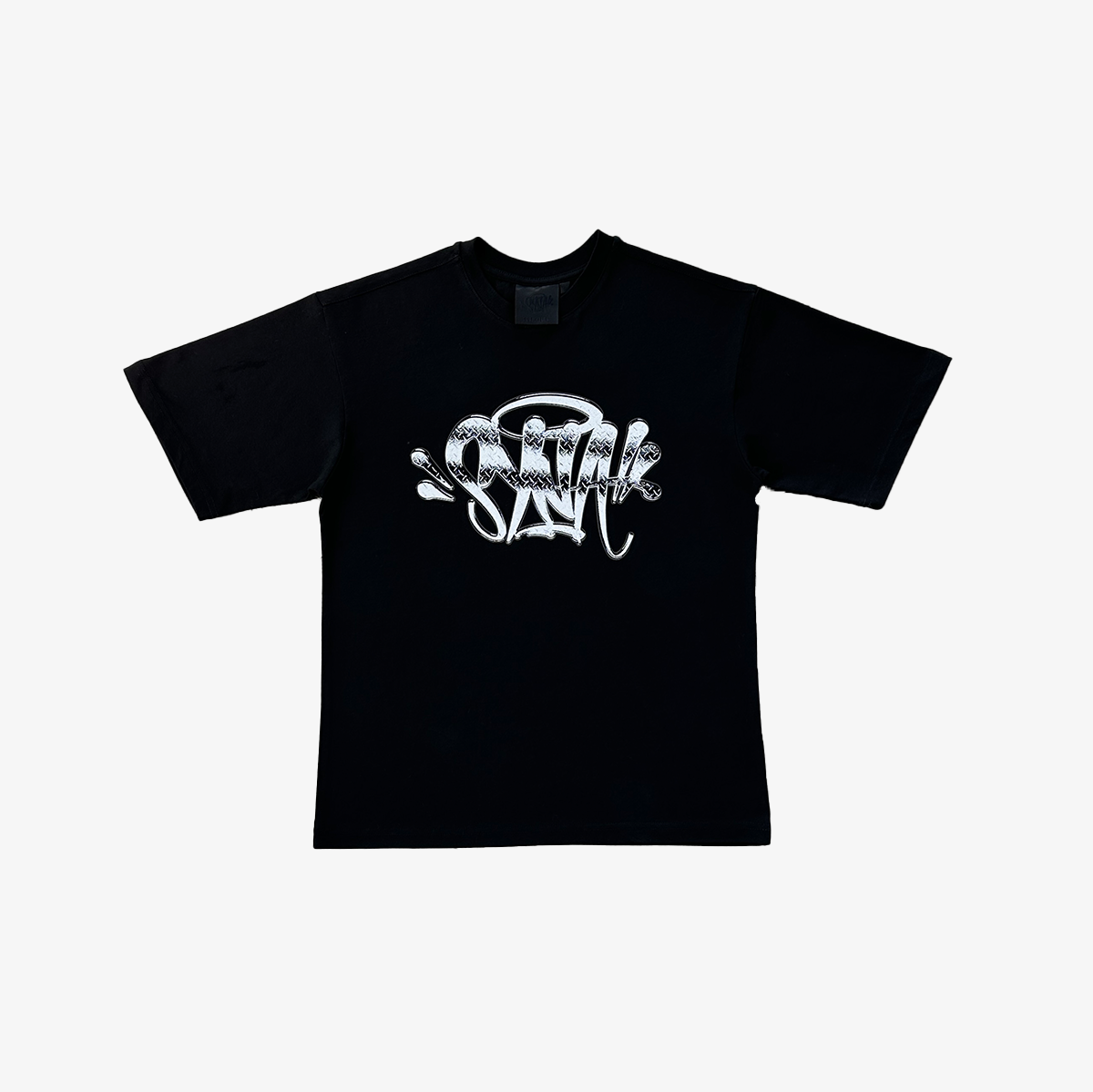 BLACK LOGO SYNA TEE