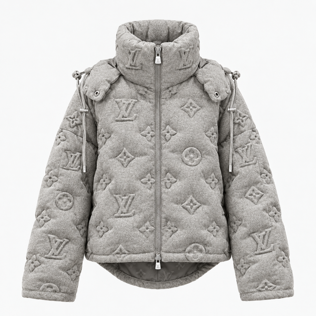 Luxe Signature Embossed Puffer