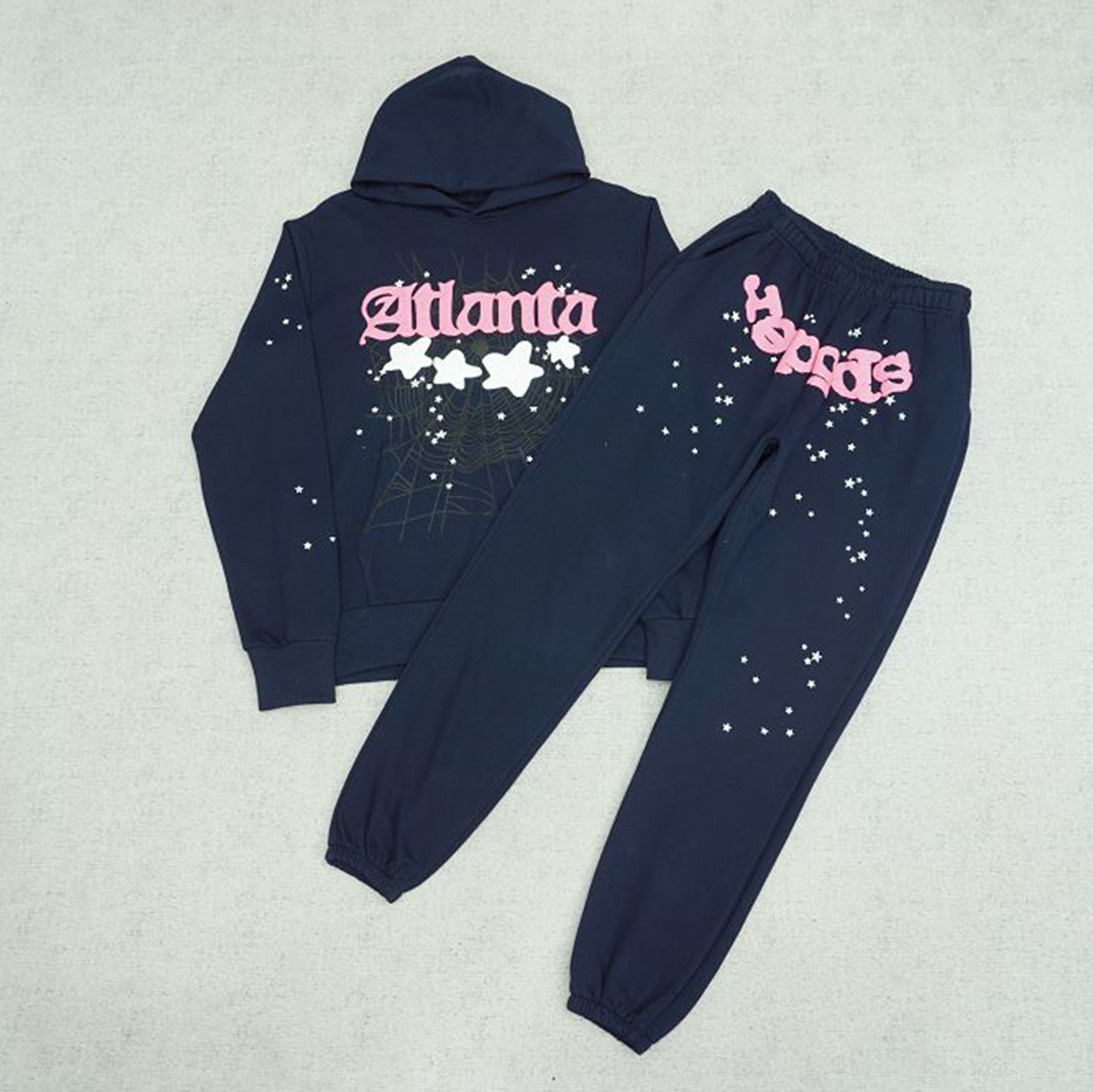 FULL SP5DER DARK BLUE TRACKSUIT