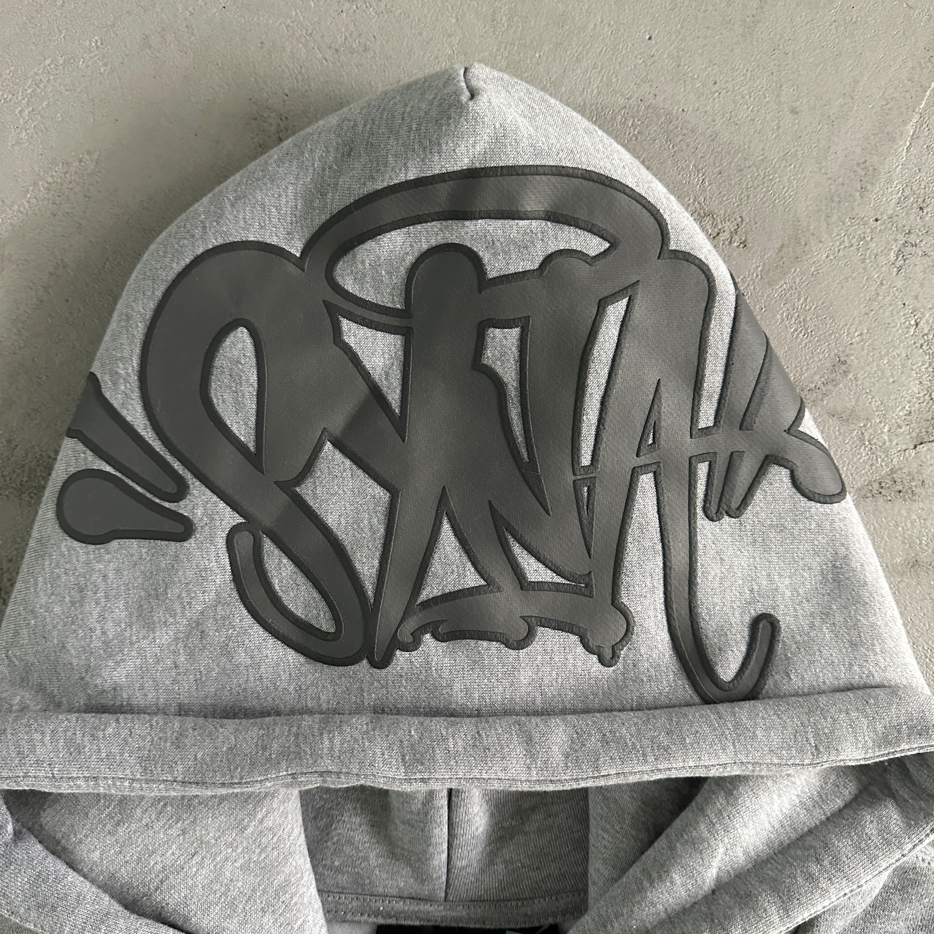 FULL GREY BLACK SYNA WORLD 'Syna Logo' Tracksuit