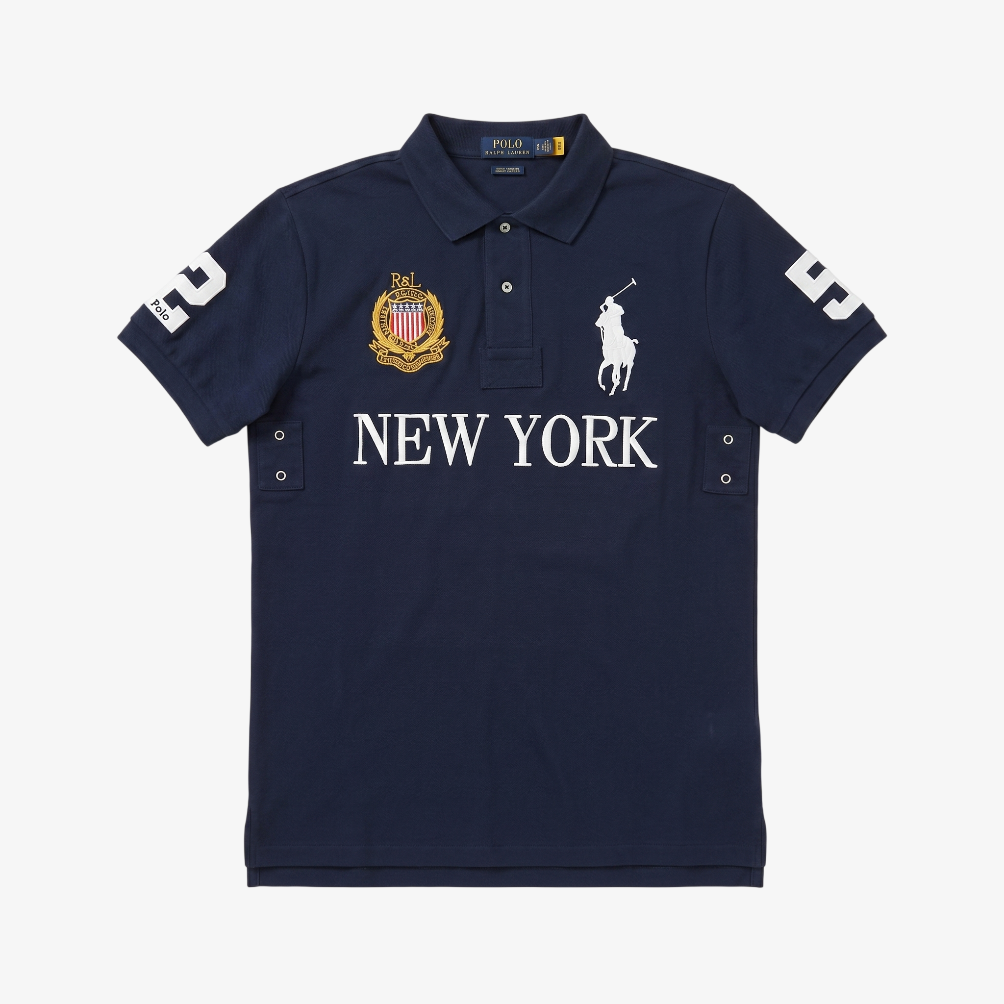 NAVY POLO NY TEE