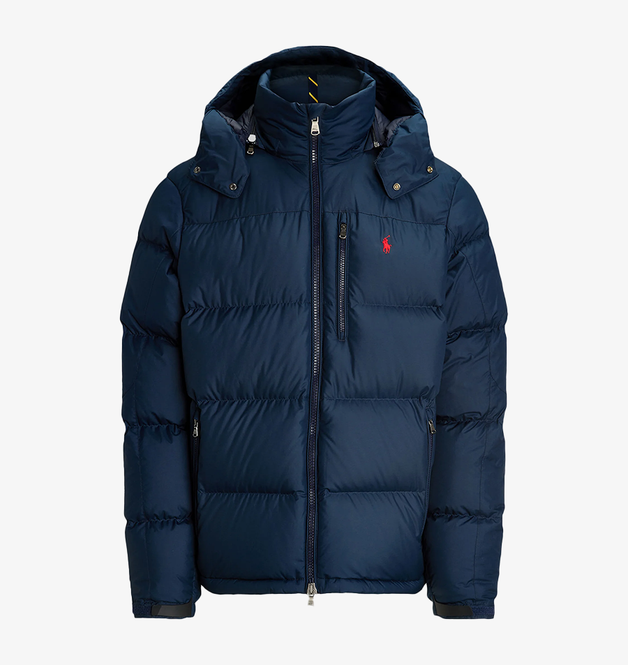 RL navy puffer jacket