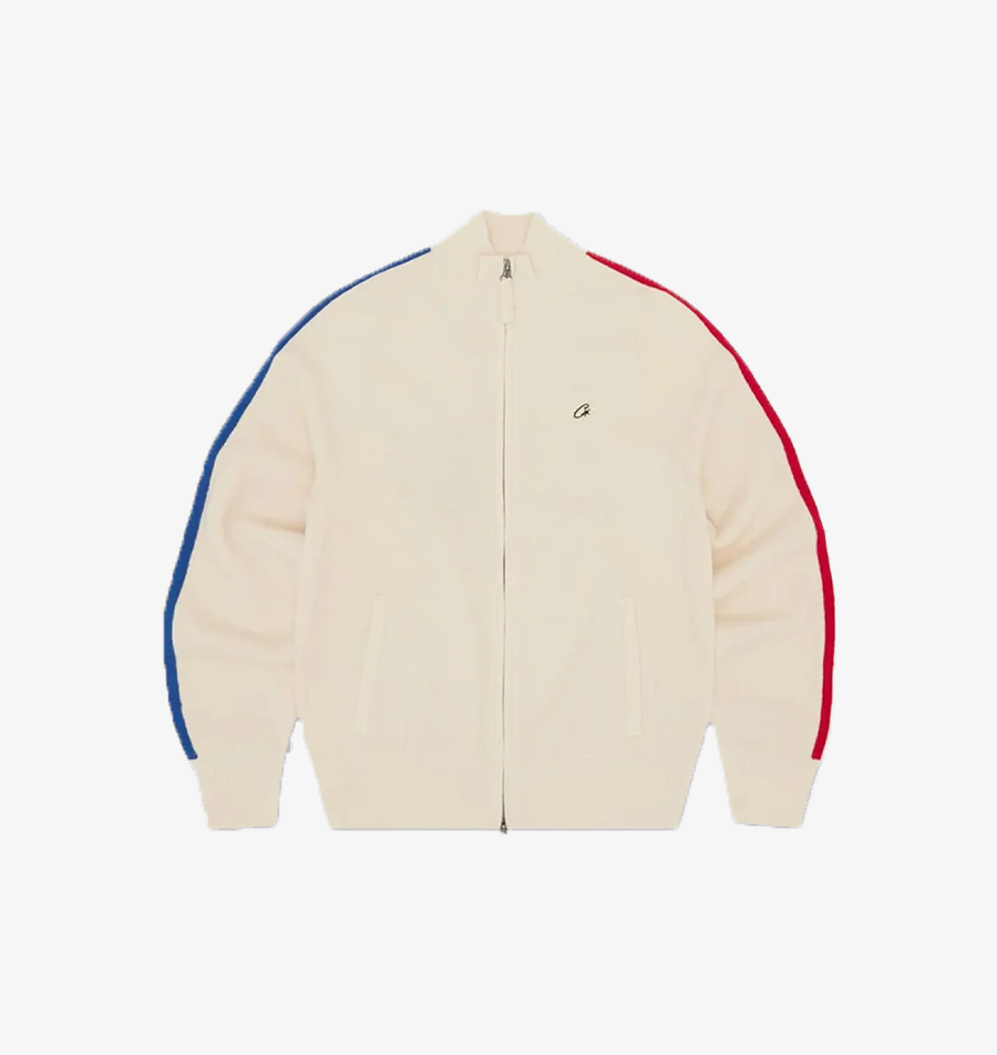RTW Knit Zip Up Fleece - CREAM