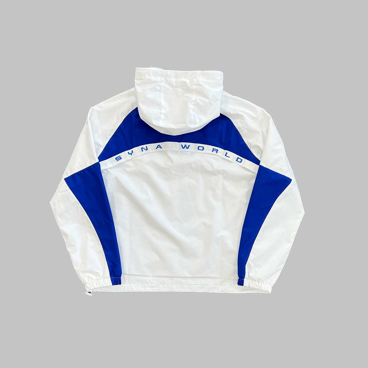 SYNA VORTEX TRACK TOP- WHITE & BLUE