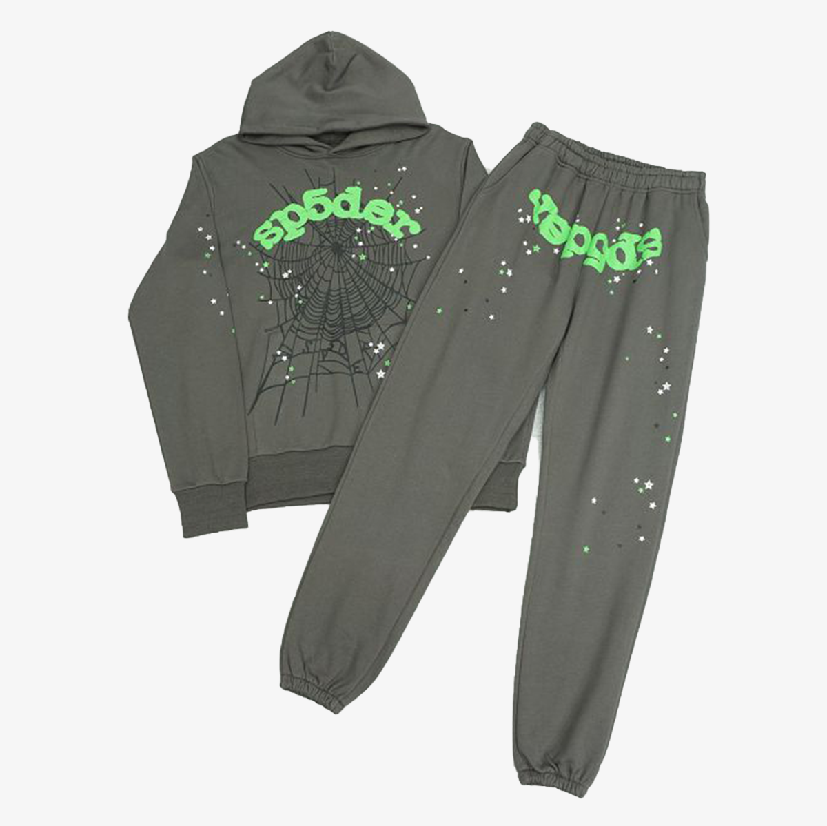 FULL SP5DER GREEN BLUE TRACKSUIT