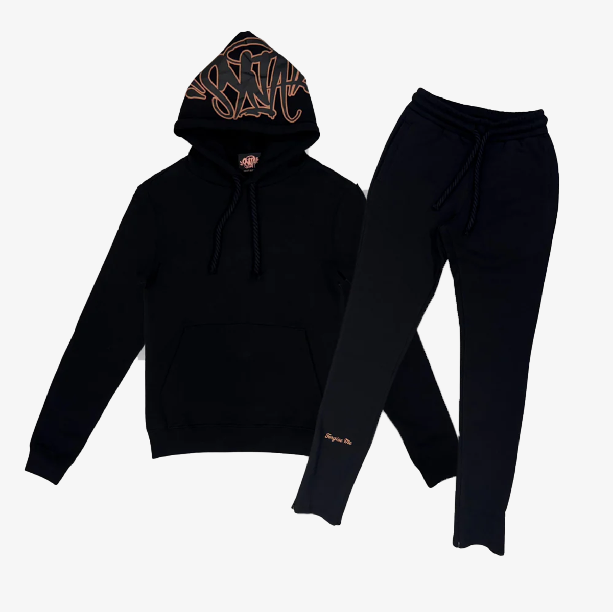 FULL ROSE GOLD BLACK SYNA WORLD 'Syna Logo' Tracksuit