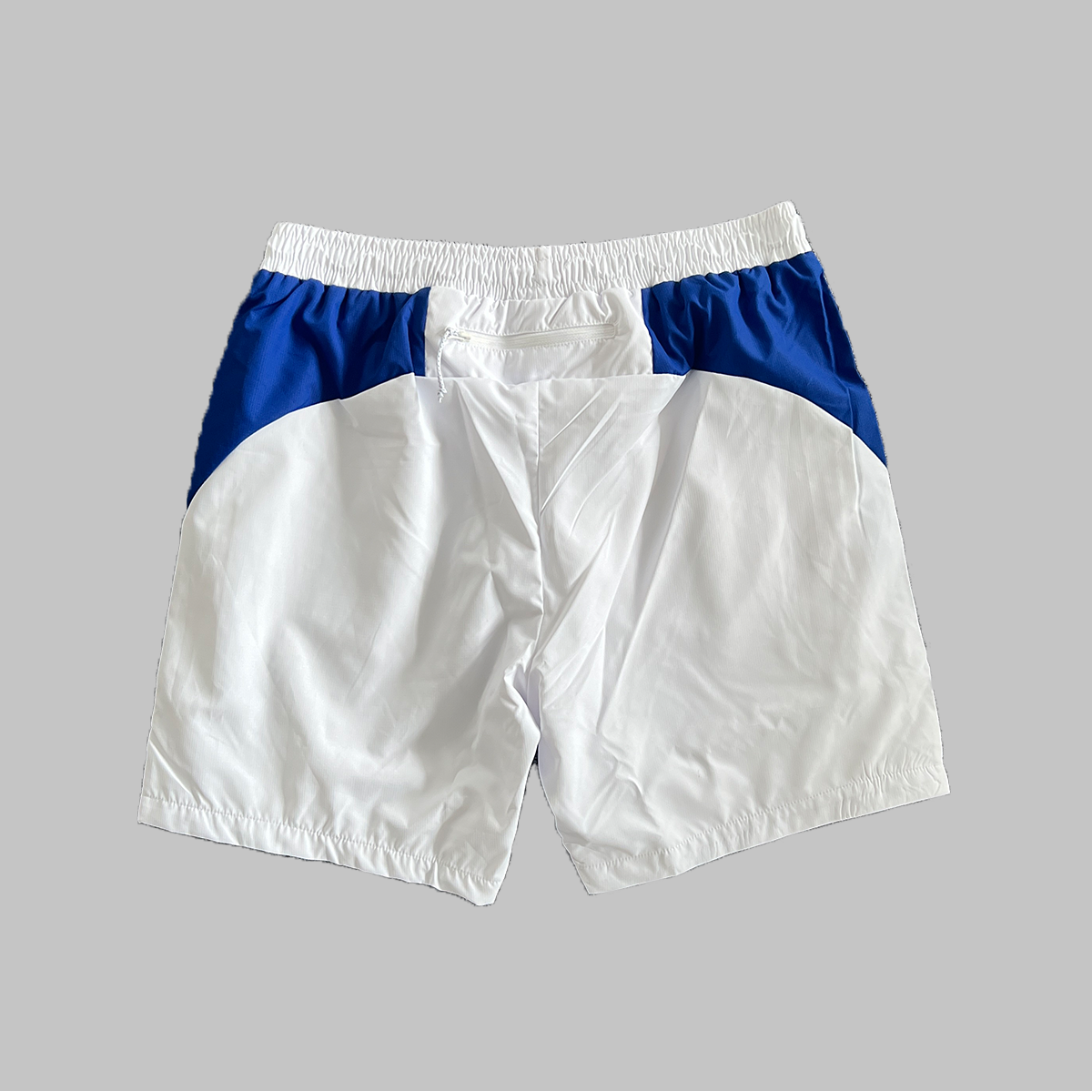 SYNA VORTEX TRACK SHORT- WHITE & BLUE