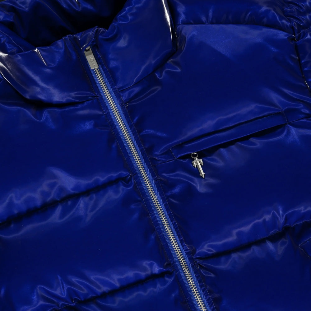 Shiny Blue T Detachable Puffer (NEW SEASON)