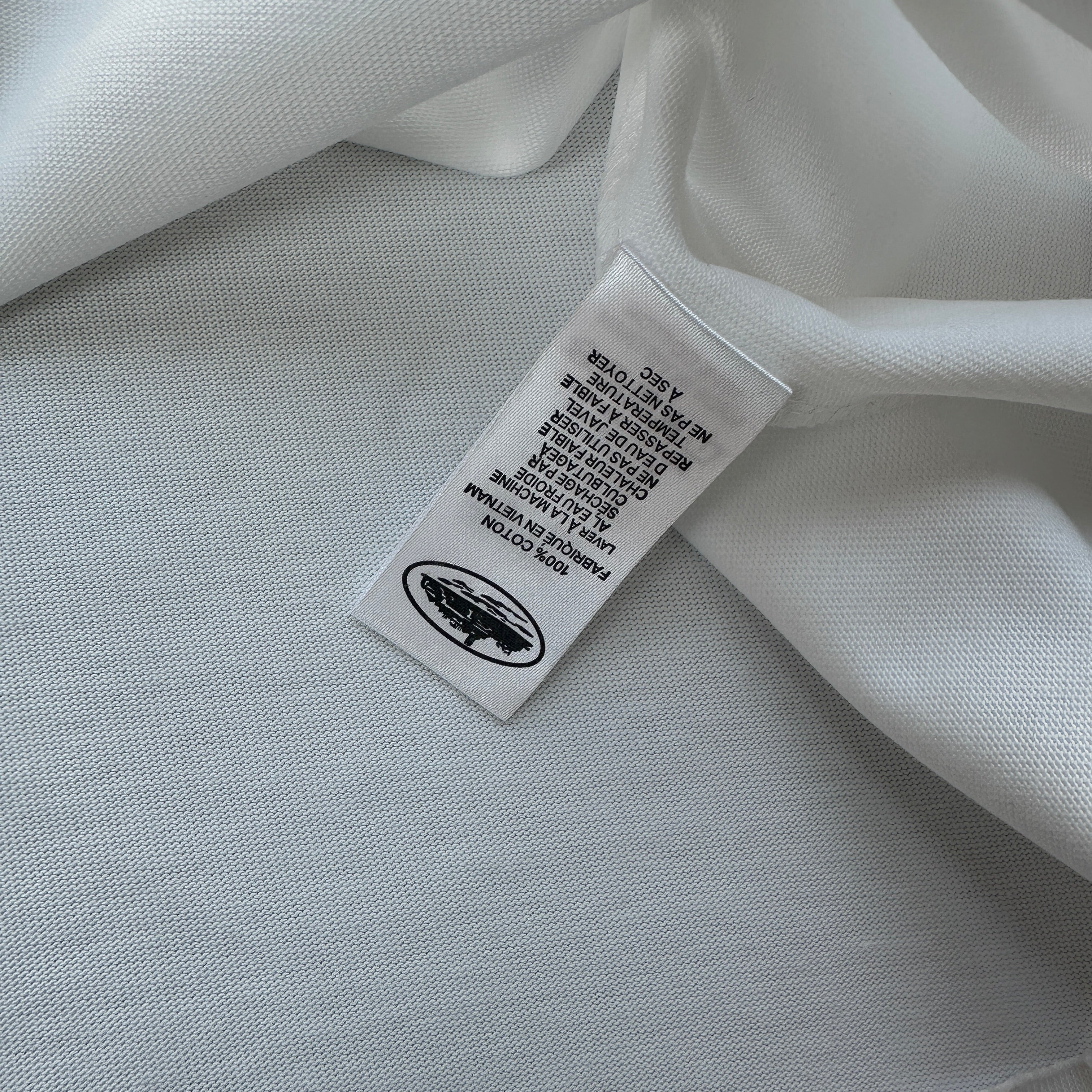 WHITE NEW LOGO CRTZ TEE