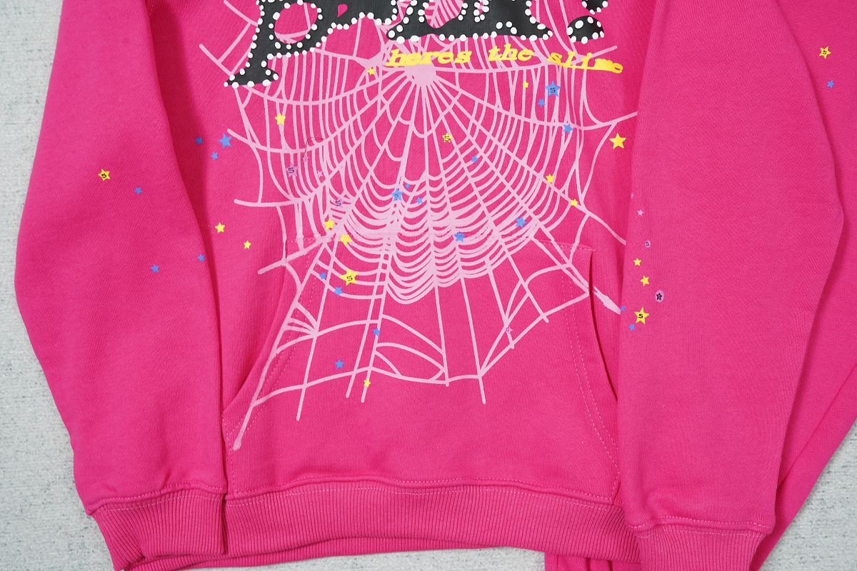 FULL SP5DER PINK TRACKSUIT