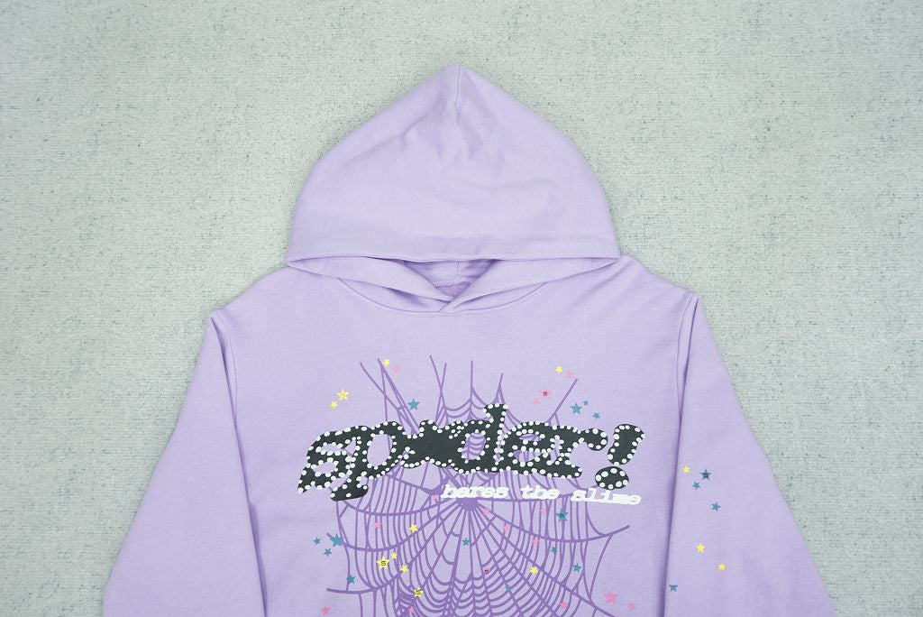 FULL SP5DER PURPLE TRACKSUIT