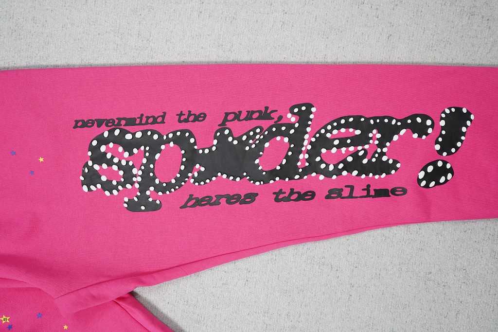 SP5DER JOGGERS - FULL PINK