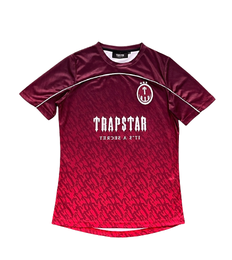 Monogram Football Jersey Red Volcano