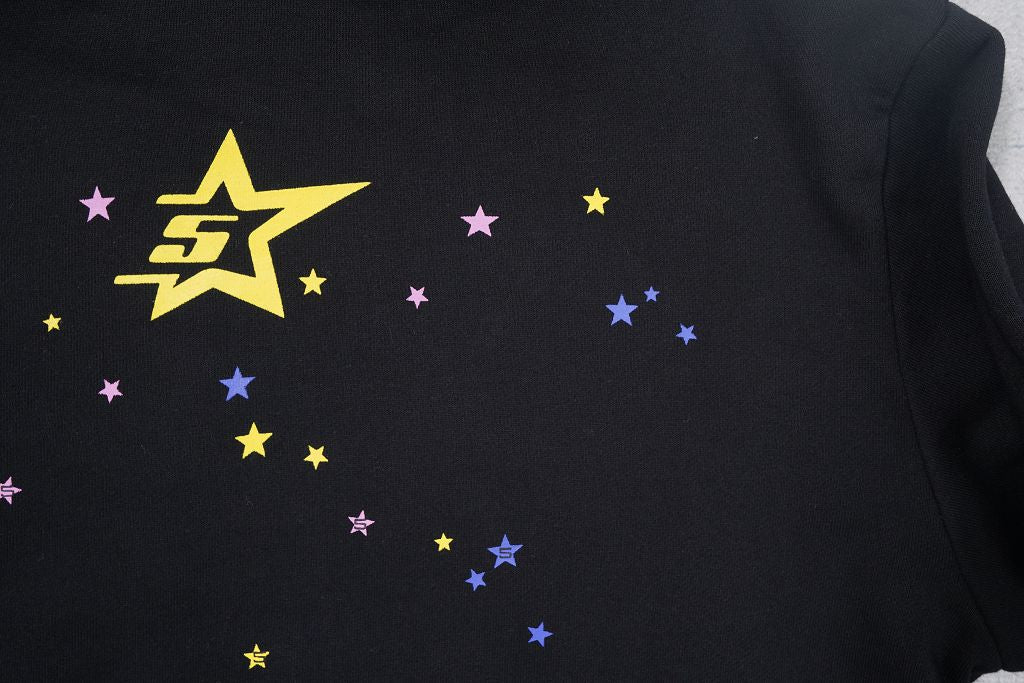 SP5DER HOODIE - BLACK