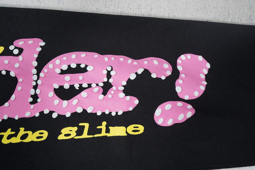 SP5DER JOGGERS - BLACK PINK