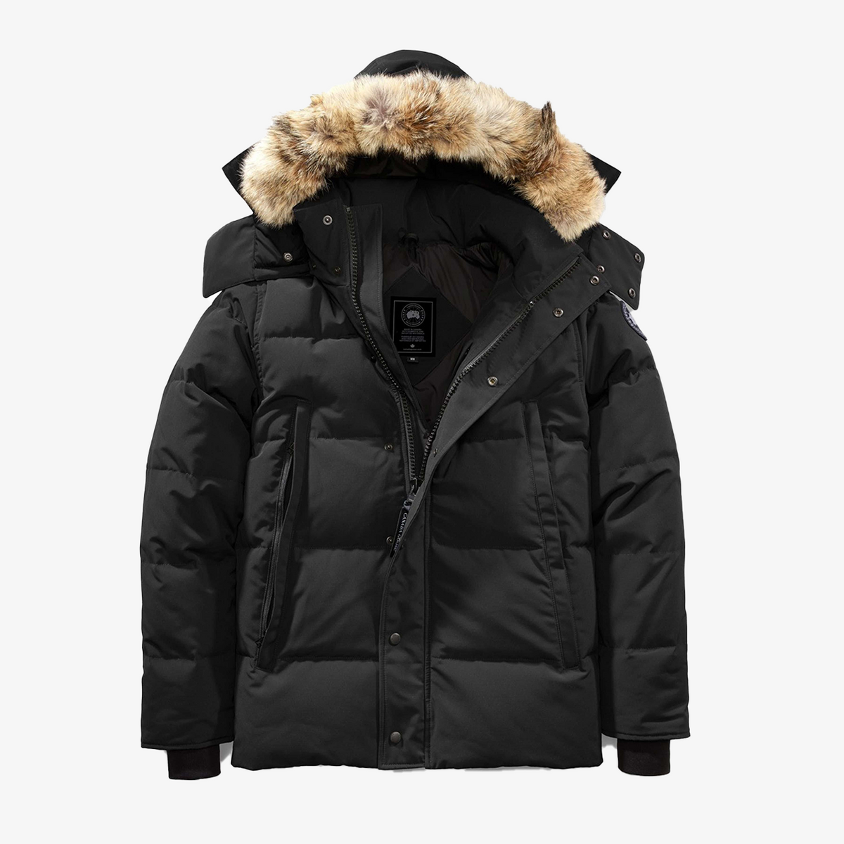 BLACK CG WYNDHAM PARKA DOWN JACKET- BLACK BADGE