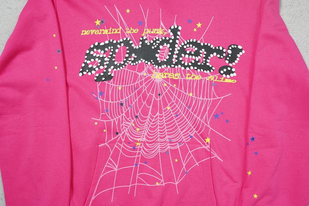 HOODIE SP5DER - PINK