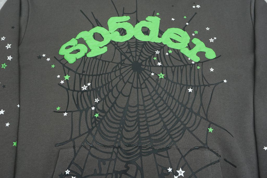 FULL SP5DER GREEN BLUE TRACKSUIT