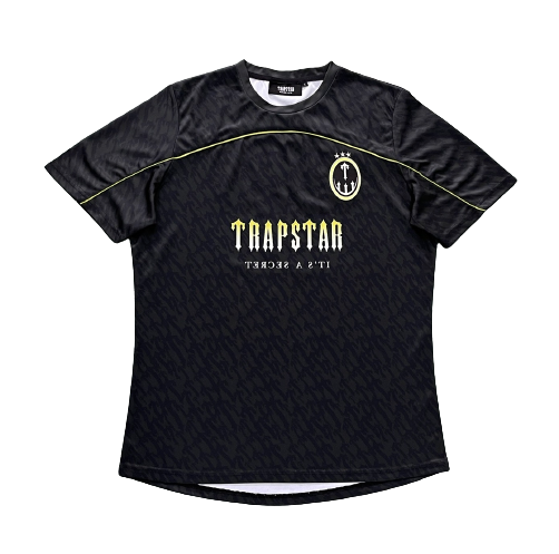 Monogram Football Jersey Black Yellow
