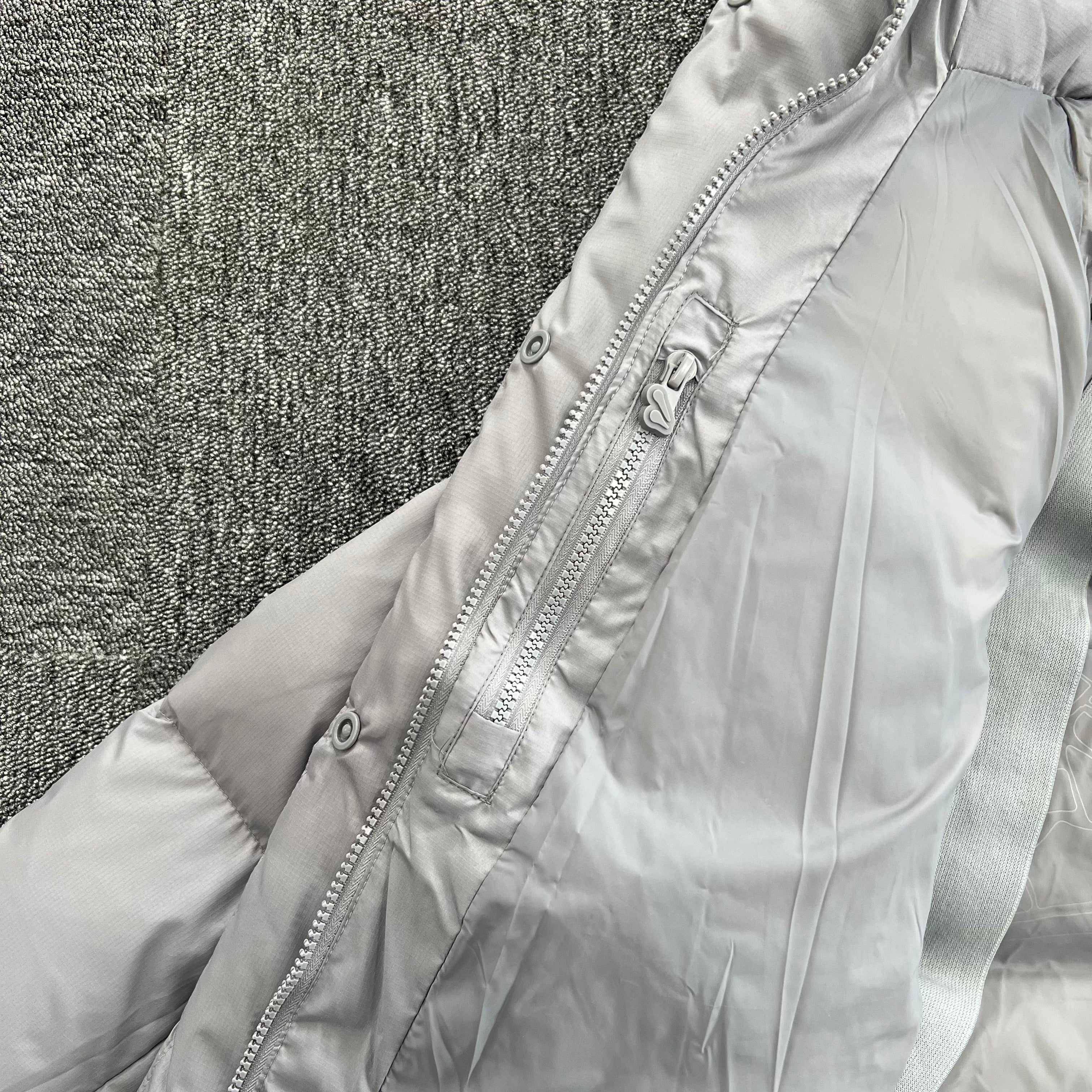 Syna Down Puffer Jacket - Silver/Grey